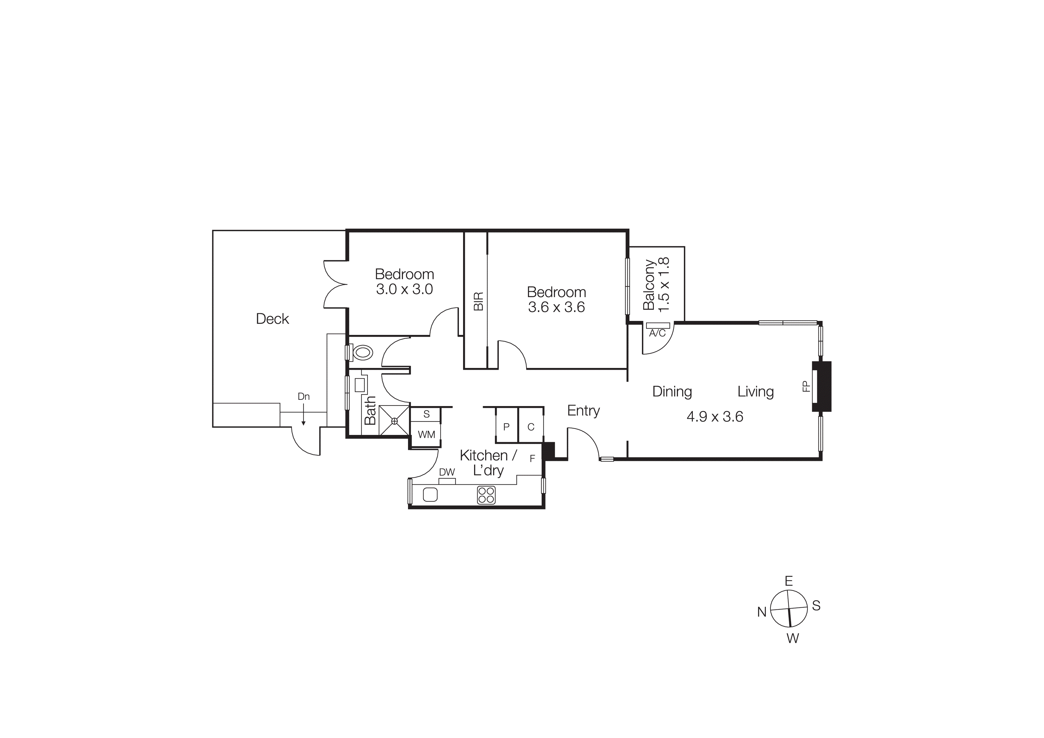 7/16 Charnwood Road, St Kilda VIC 3182 - Floorplan