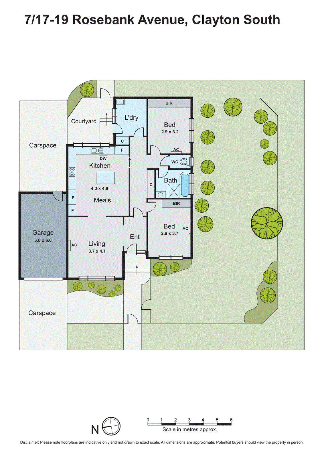7/17-19 Rosebank Avenue, Clayton South VIC 3169 - Floorplan