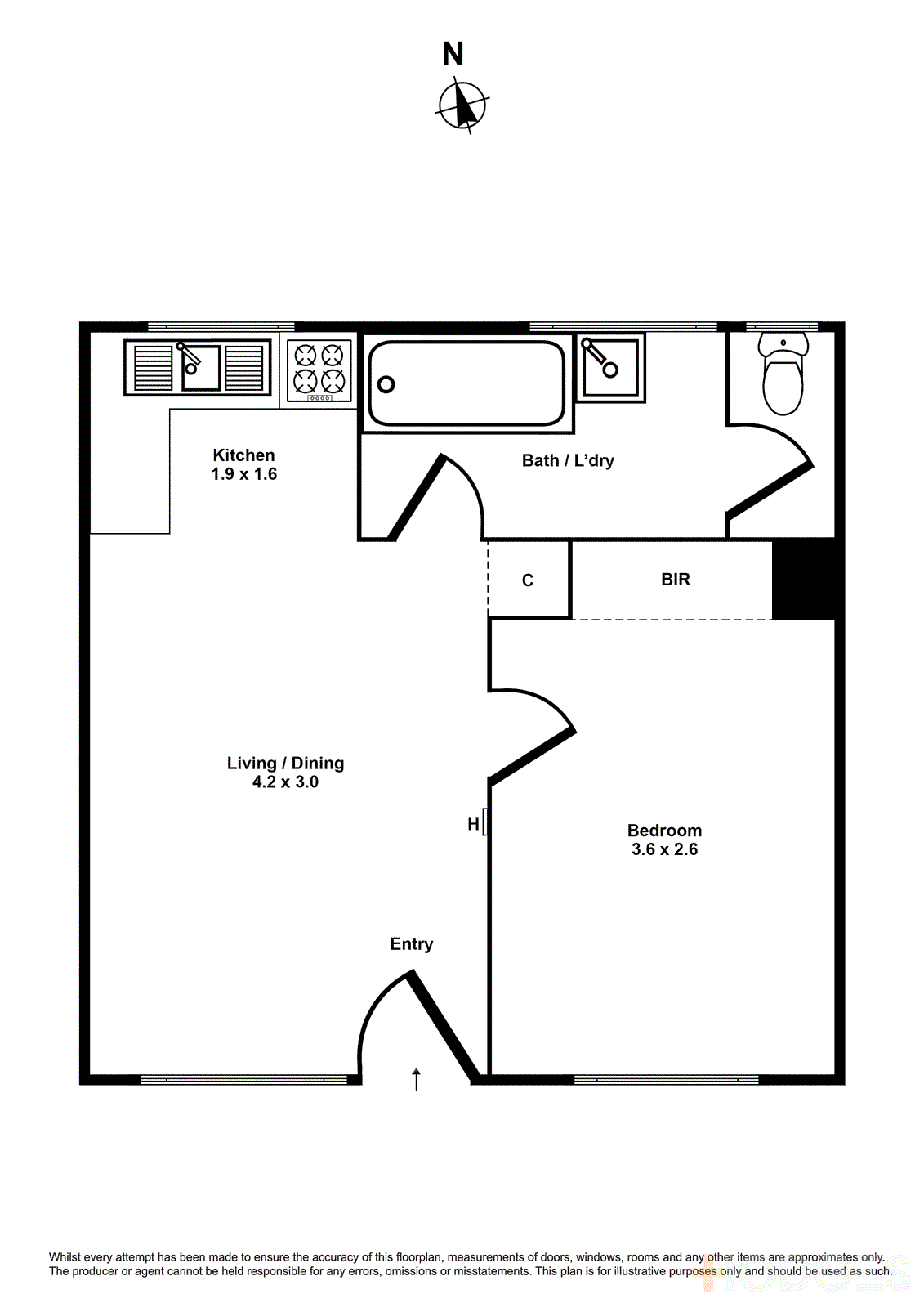 7/19 Kingsville Street, Kingsville VIC 3012 - Floorplan