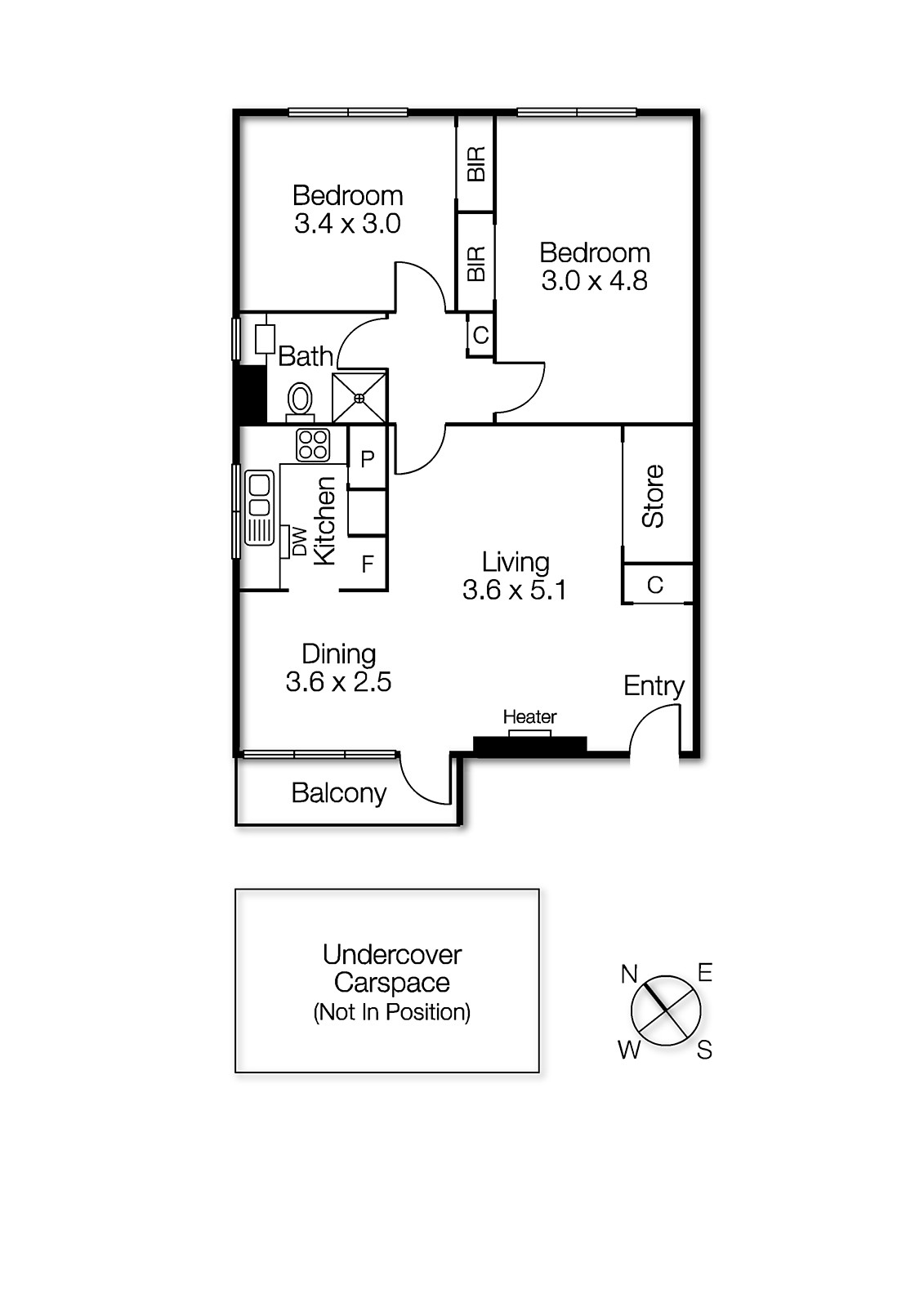 7/199 Ormond Road, Elwood VIC 3184 - Floorplan
