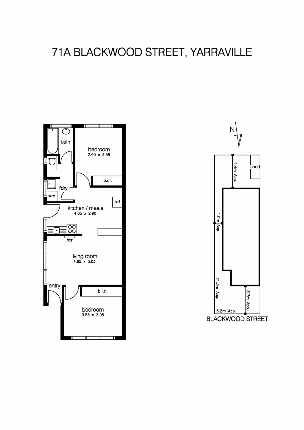 71A Blackwood Street, YARRAVILLE VIC 3013 - Floorplan