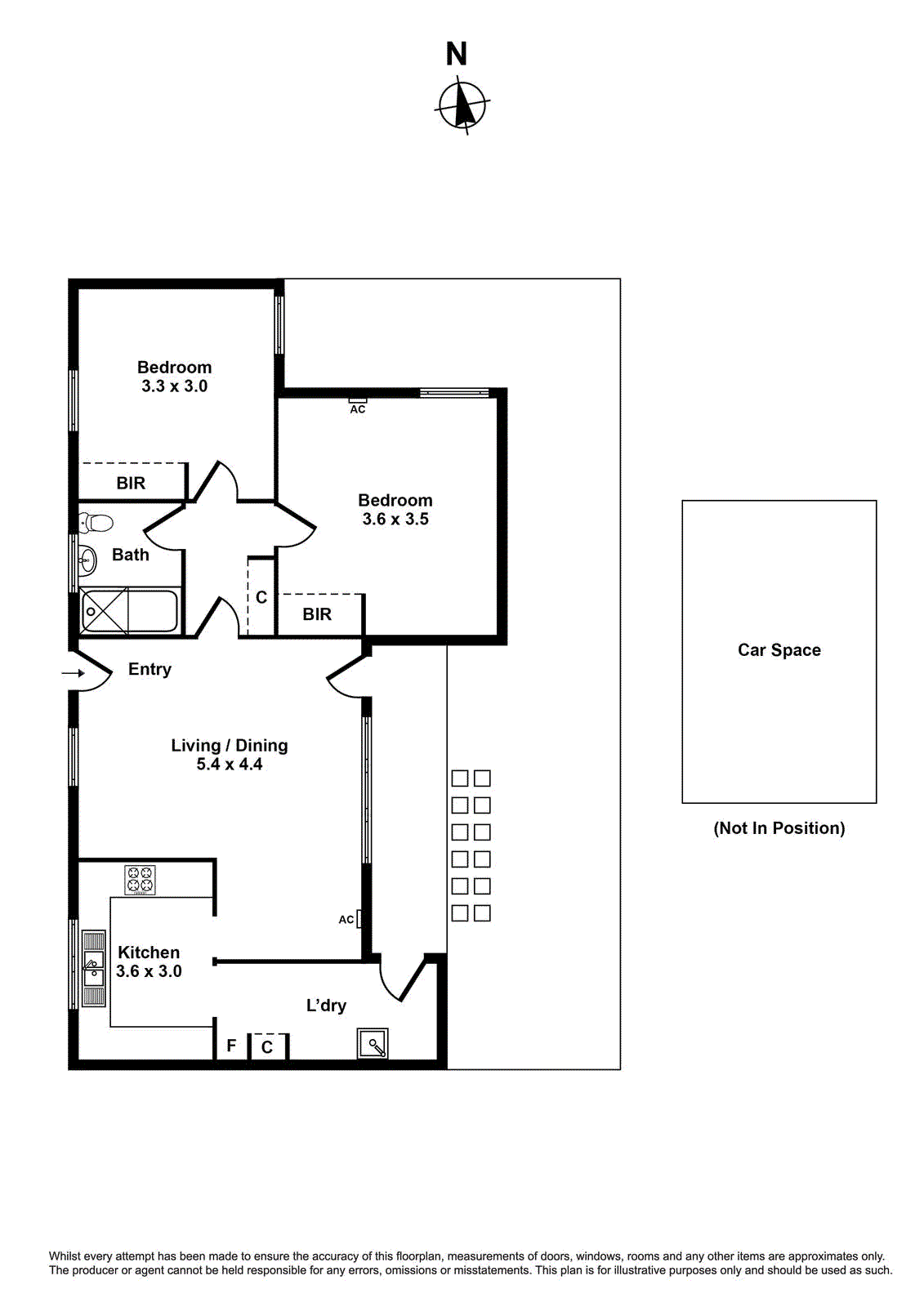 7/1A Govan Court, Footscray VIC 3011 - Floorplan