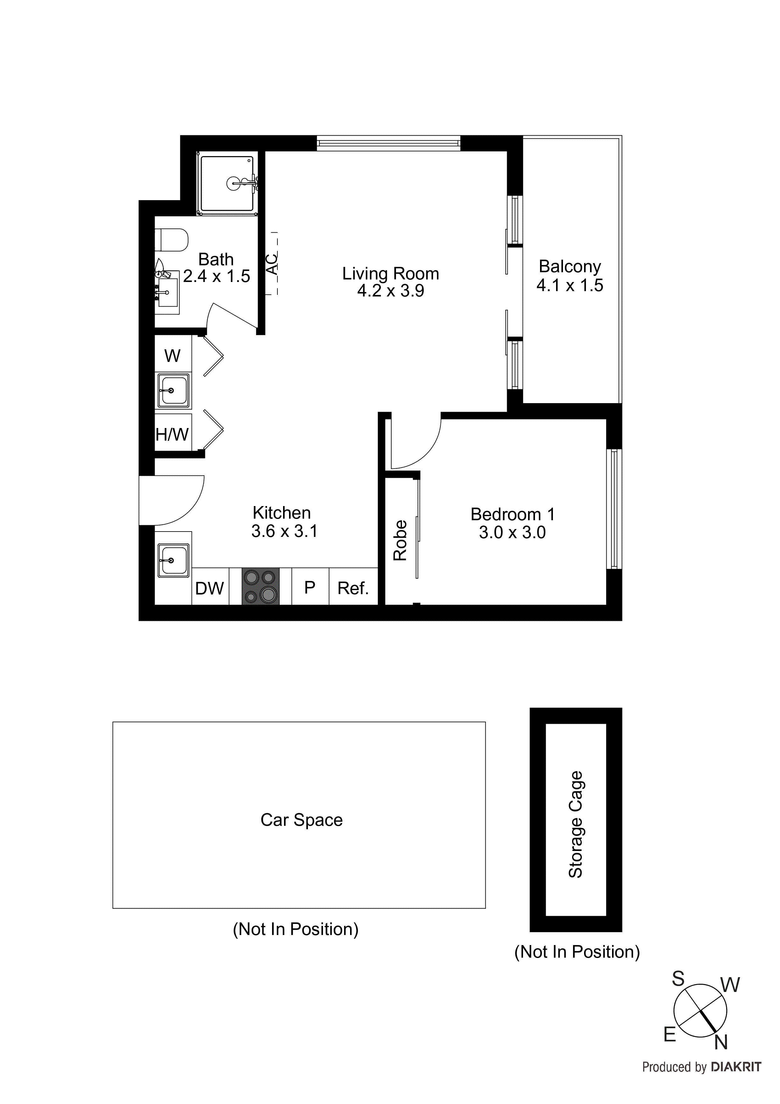 7/1A Kelvin Grove, Chelsea VIC 3196 - Floorplan