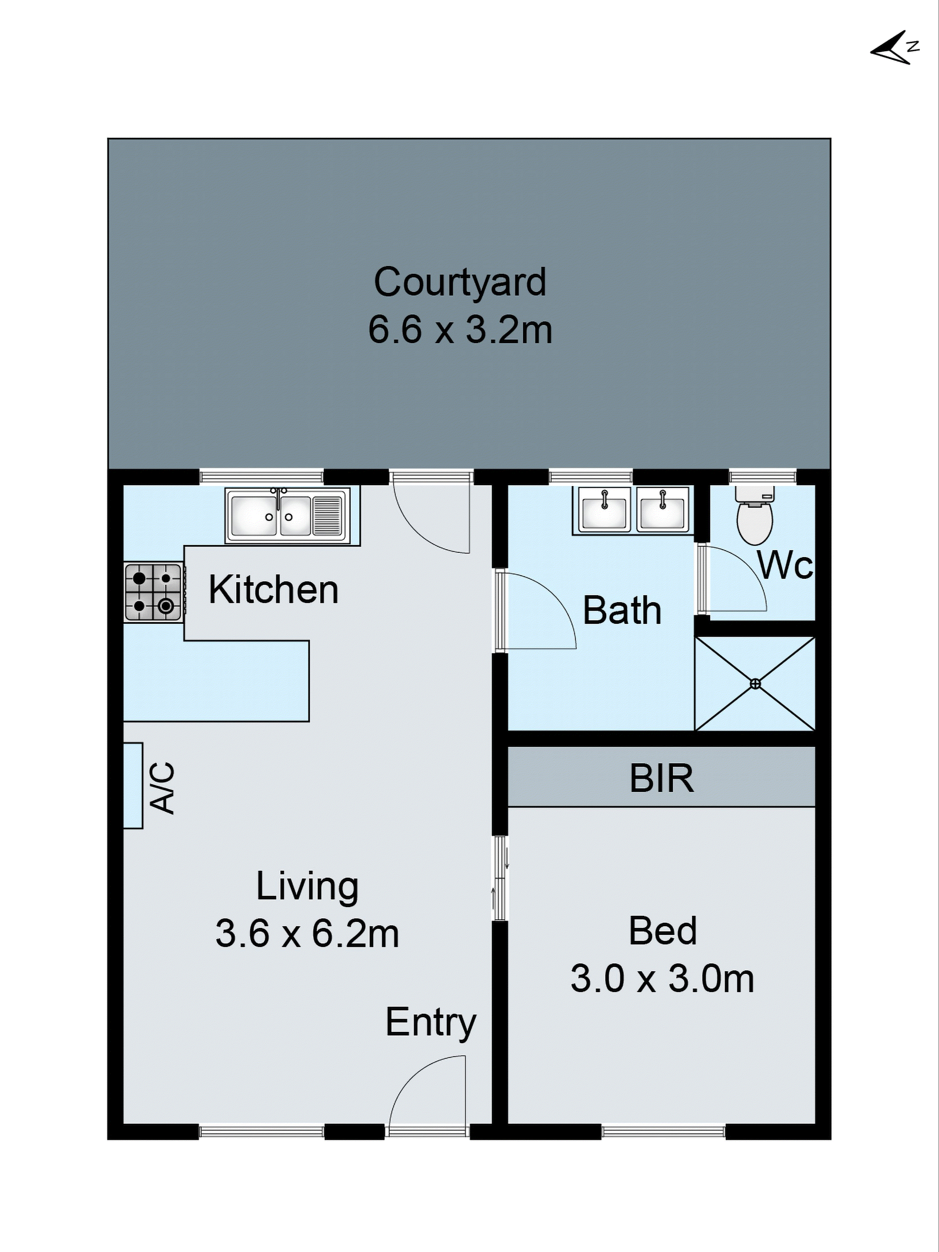 7/2-4 Morpeth Street, Newcomb VIC 3219 - Floorplan