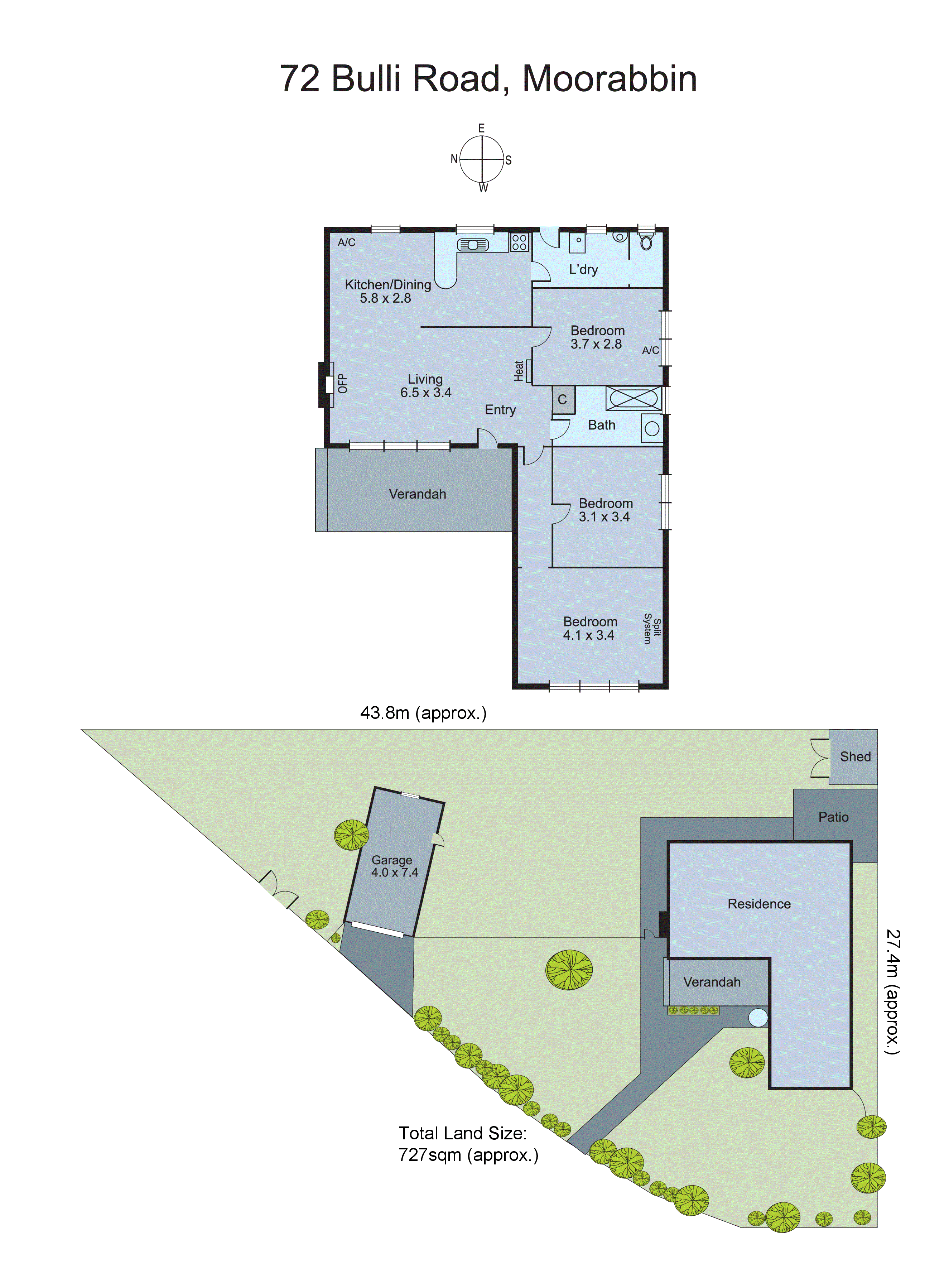 72 Bulli Street, Moorabbin VIC 3189 - Floorplan