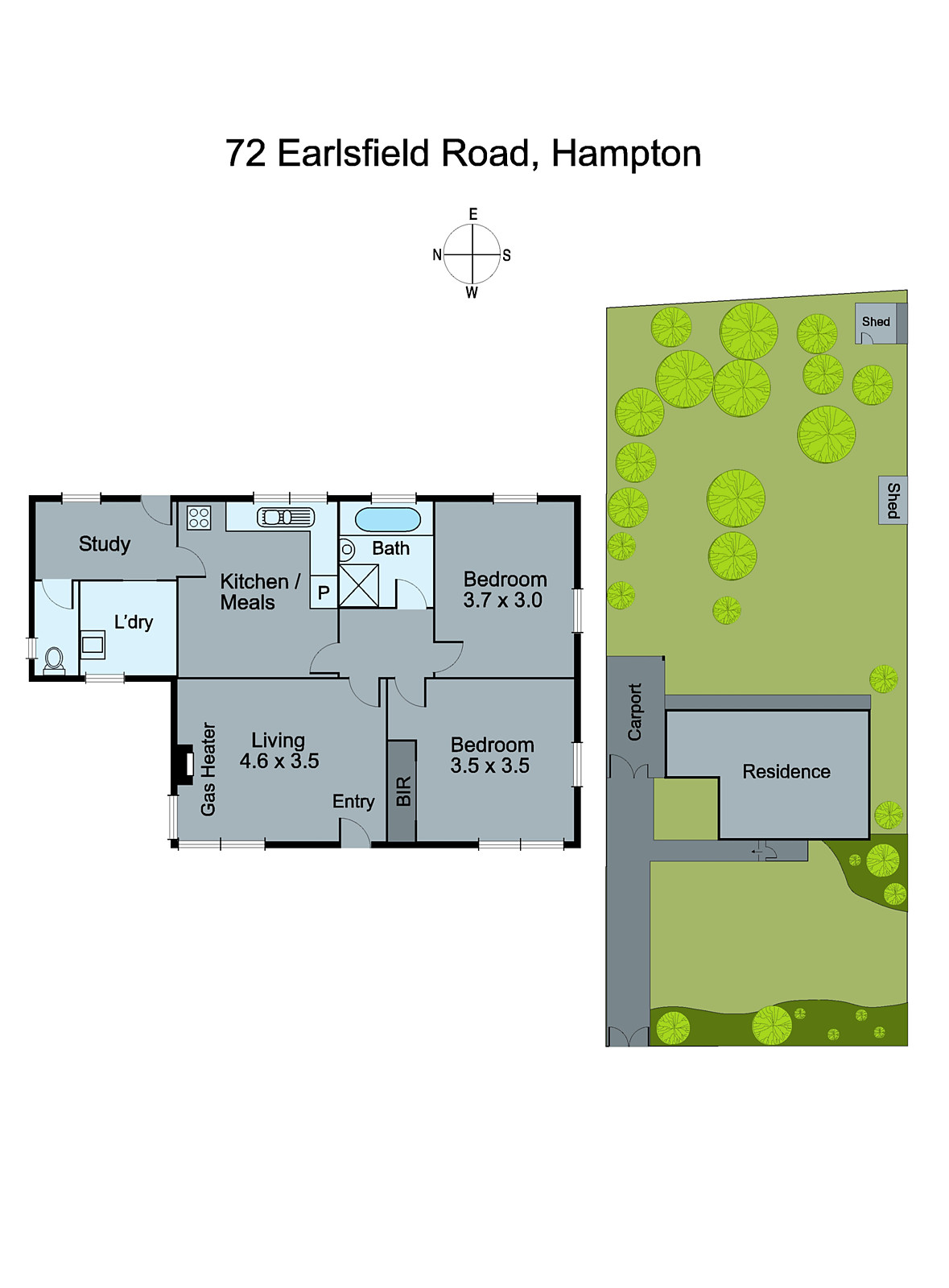 72 Earlsfield Road, Hampton VIC 3188 - Floorplan