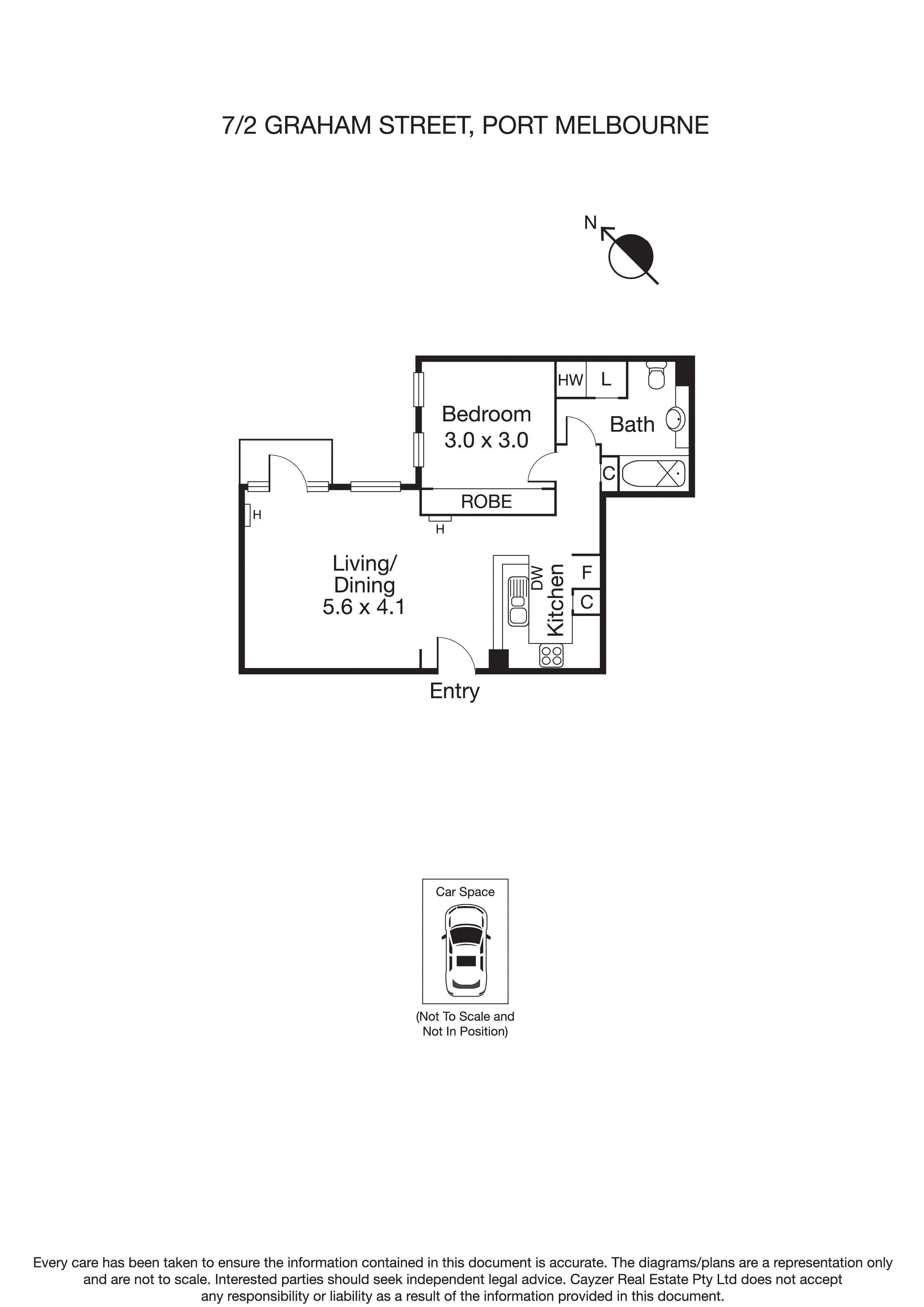 7/2 Graham Street, PORT MELBOURNE VIC 3207 - Floorplan