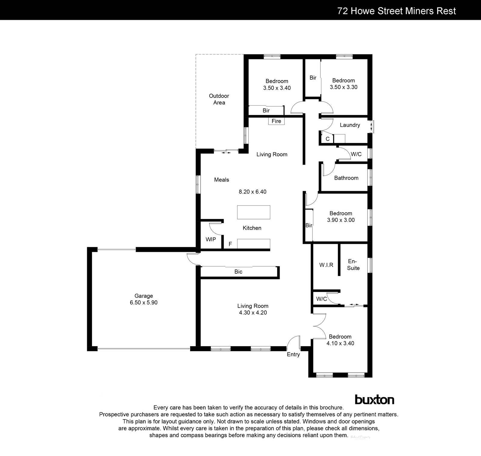 72 Howe Street, Miners Rest VIC 3352 - Floorplan
