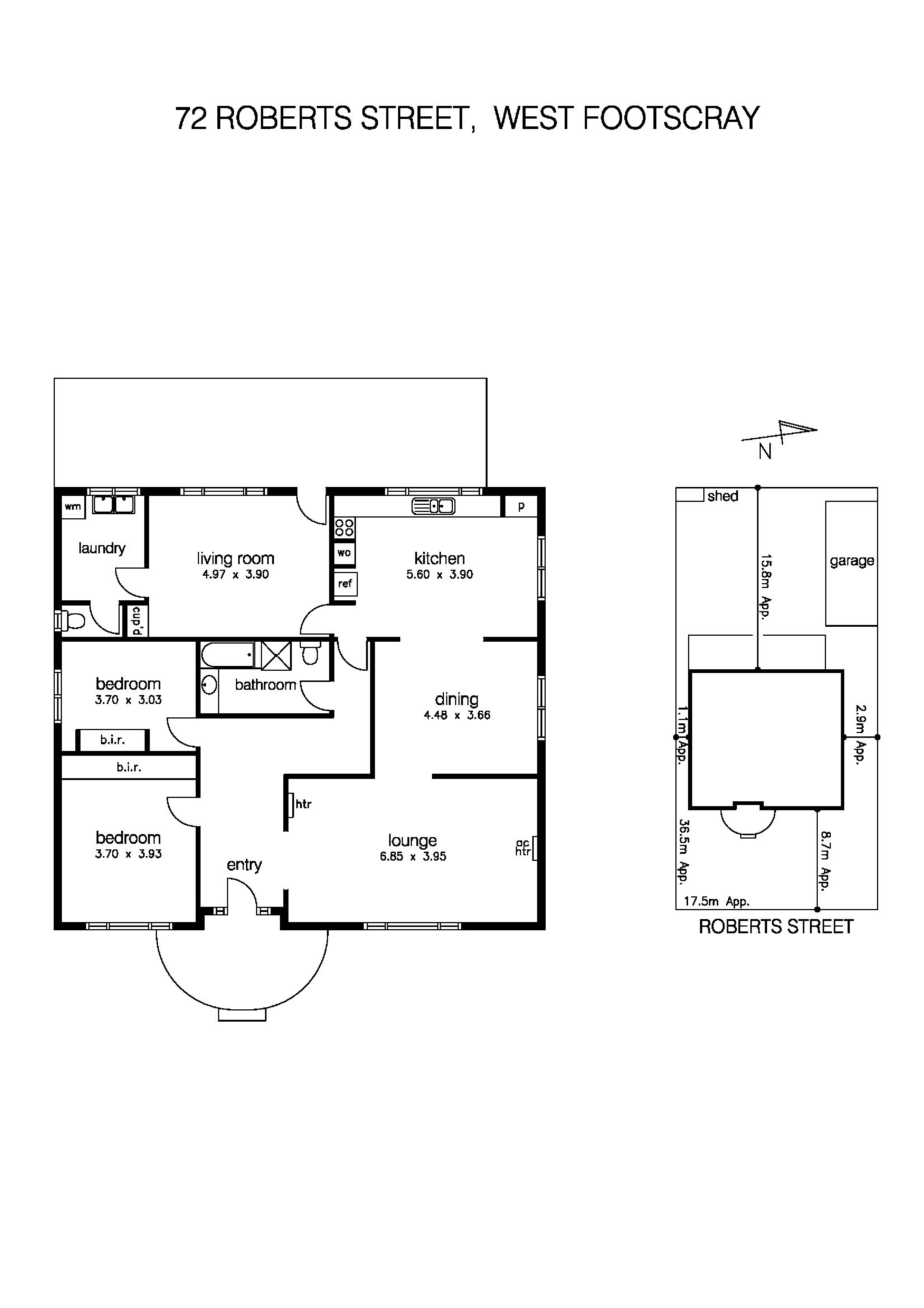 72 Roberts Street, WEST FOOTSCRAY VIC 3012 - Floorplan