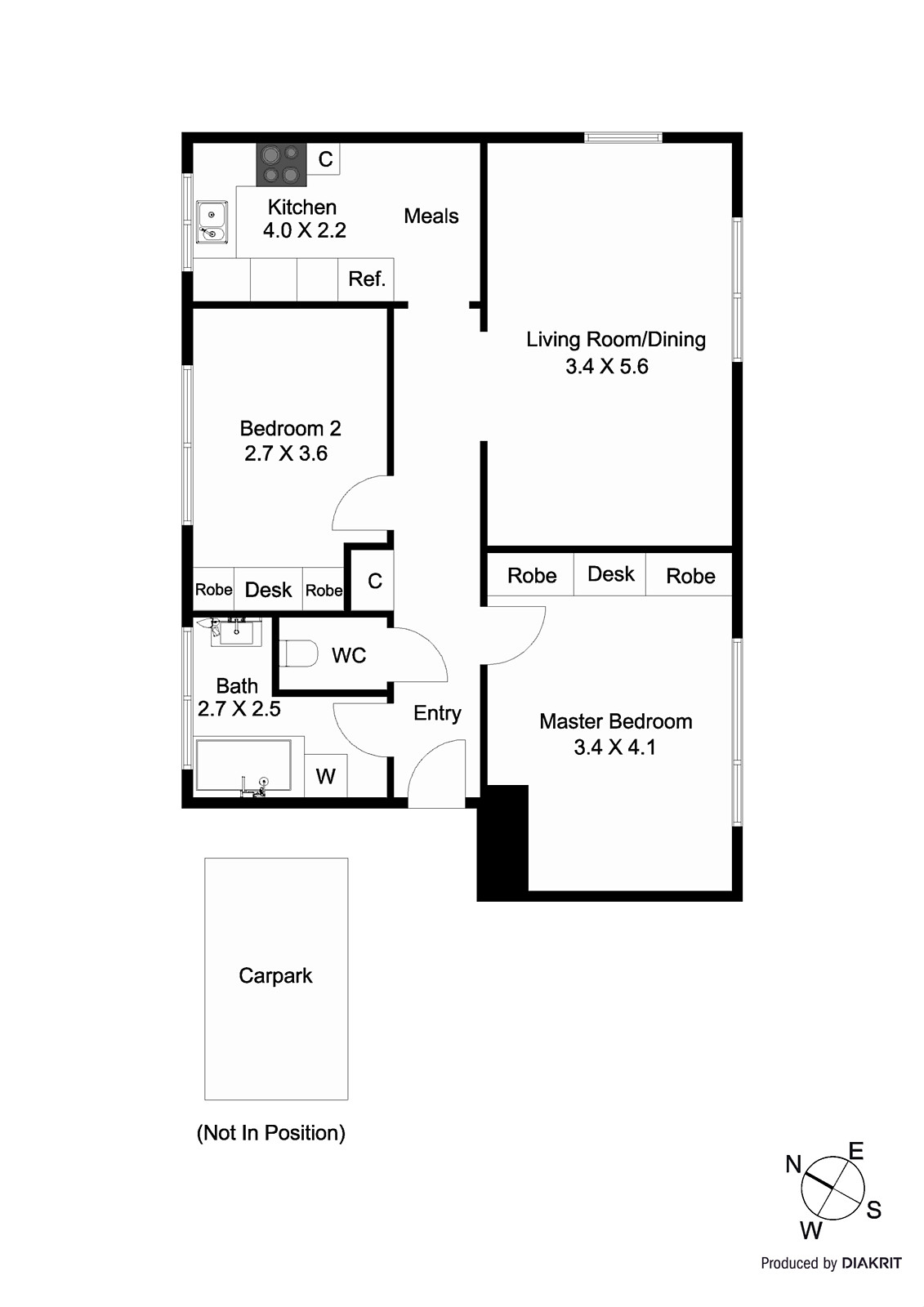 7/20 Marine Parade, St Kilda VIC 3182 - Floorplan