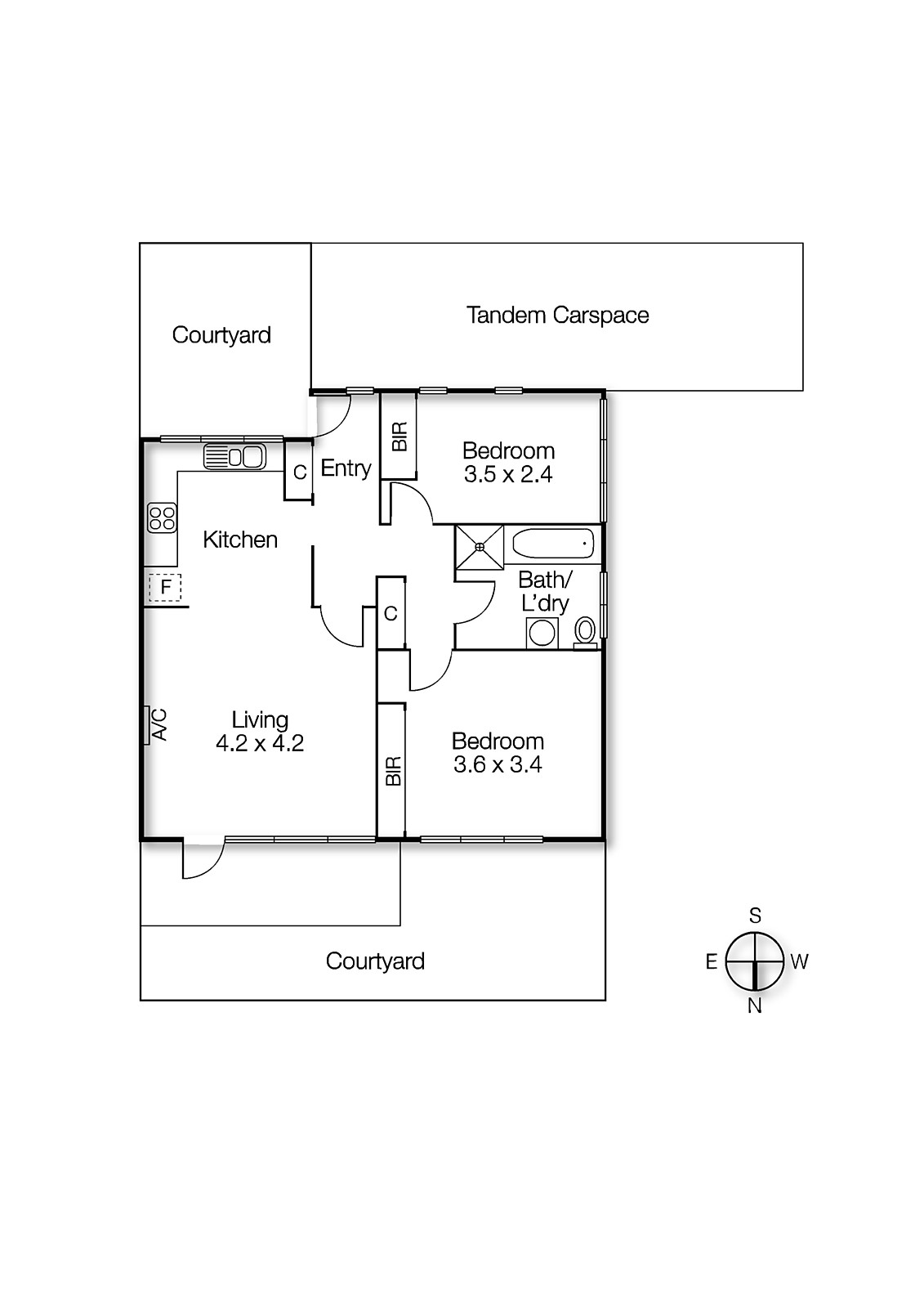 7/209 Brighton Road, Elwood VIC 3184 - Floorplan
