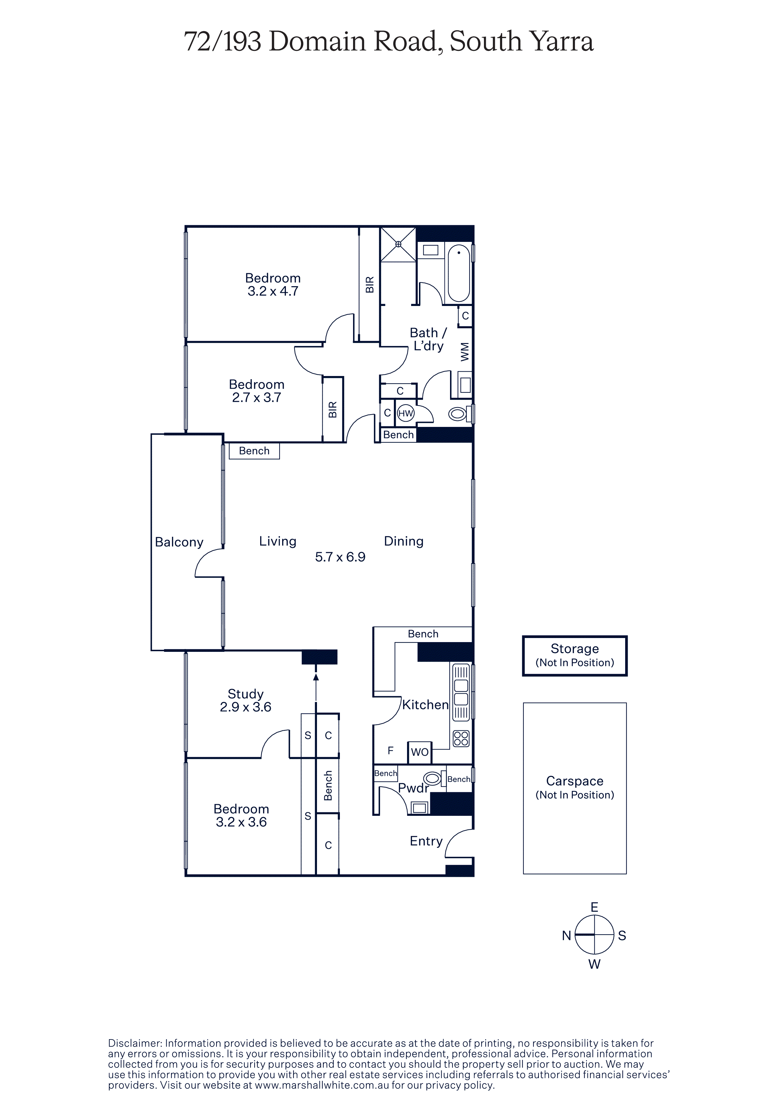 7.2/193 Domain Road, South Yarra, 3141