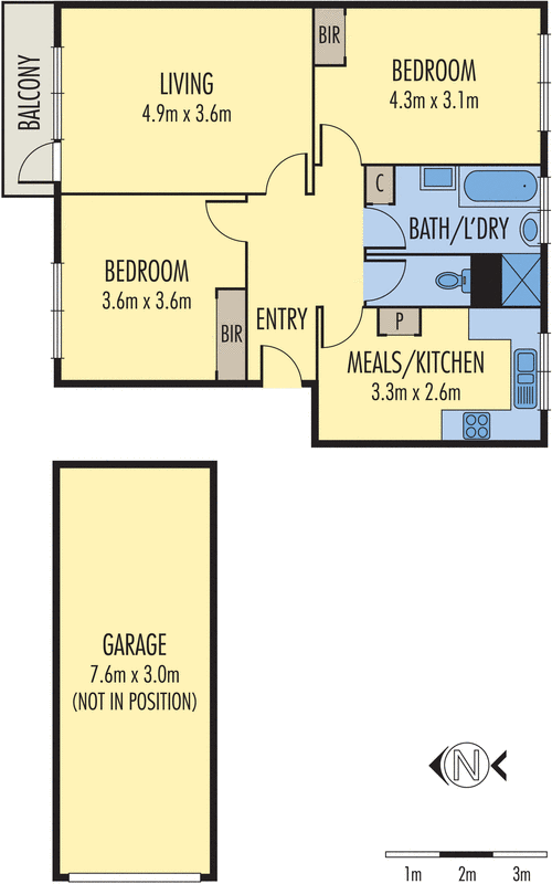 7/23 Osborne Avenue, Glen Iris VIC 3146 - Floorplan