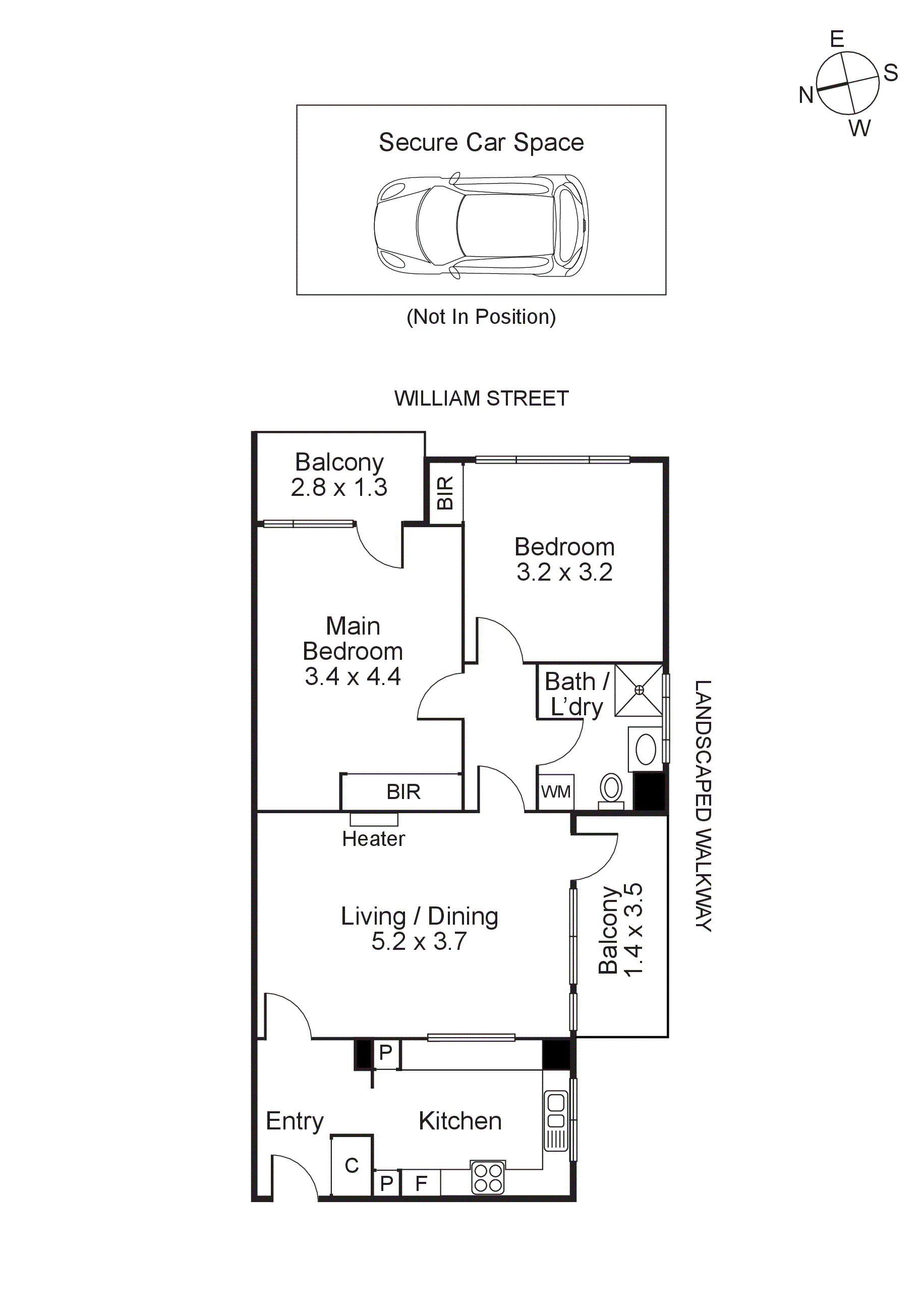 7/23 William Street, South Yarra VIC 3141 - Floorplan