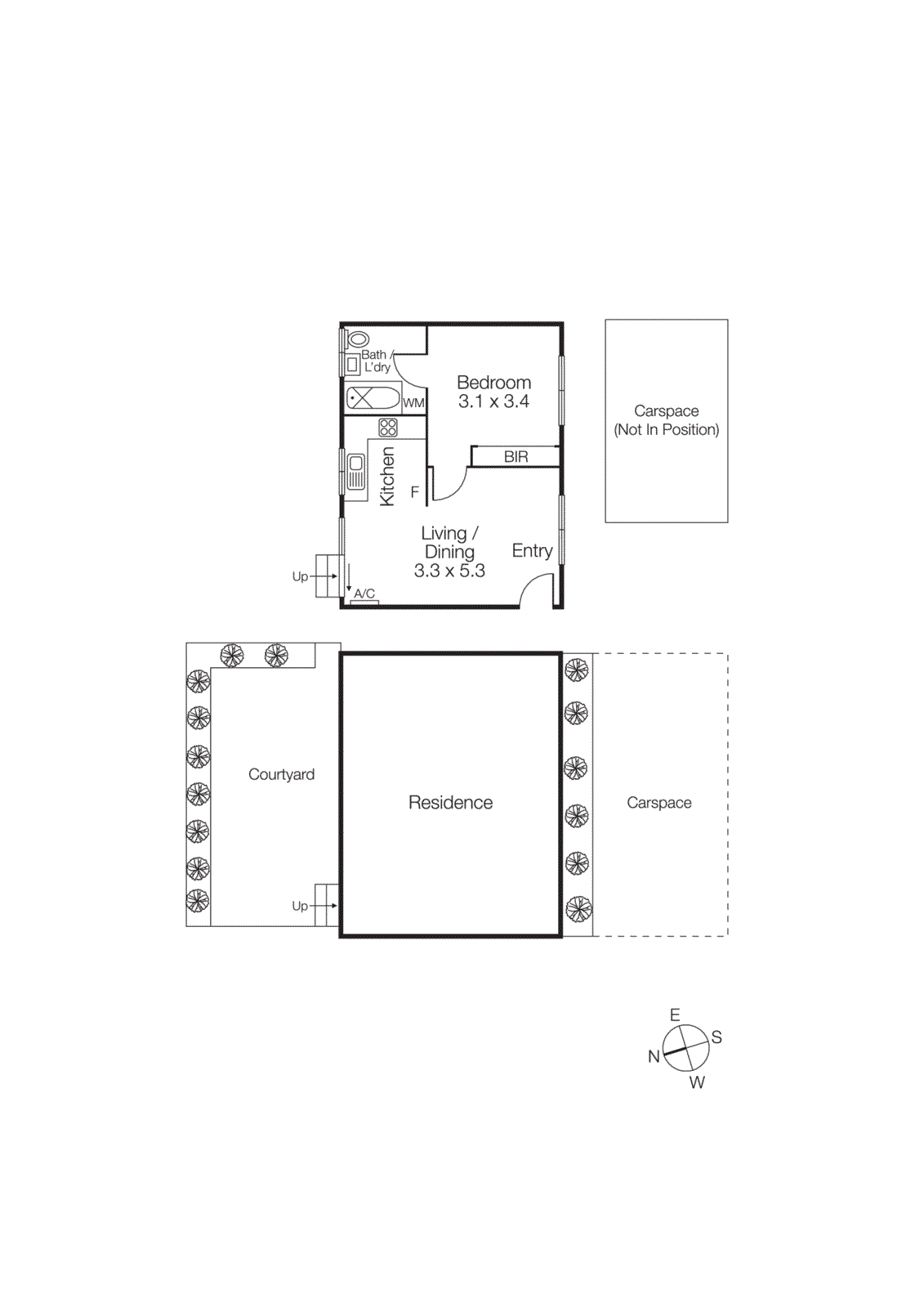 7/245 Hotham Street, Ripponlea VIC 3185 - Floorplan