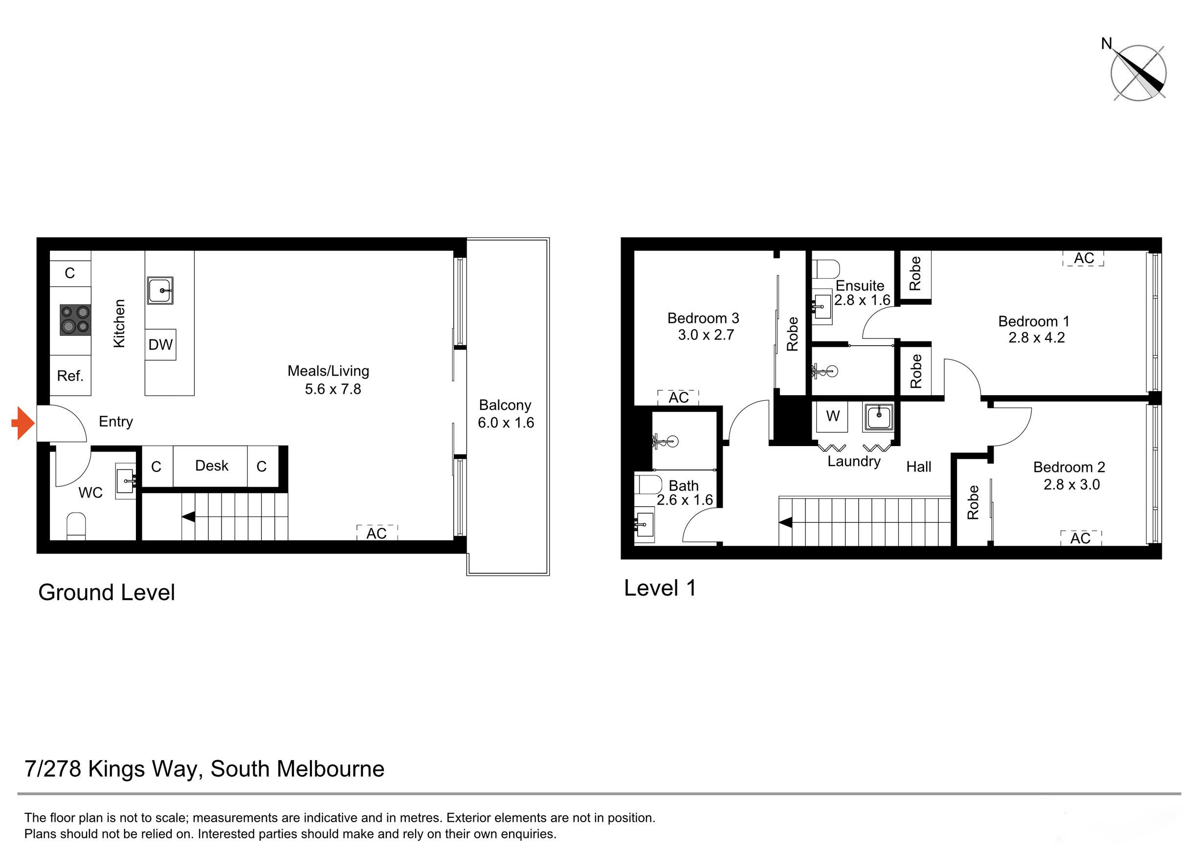 7/278 Kings Way, SOUTH MELBOURNE VIC 3205 - Floorplan