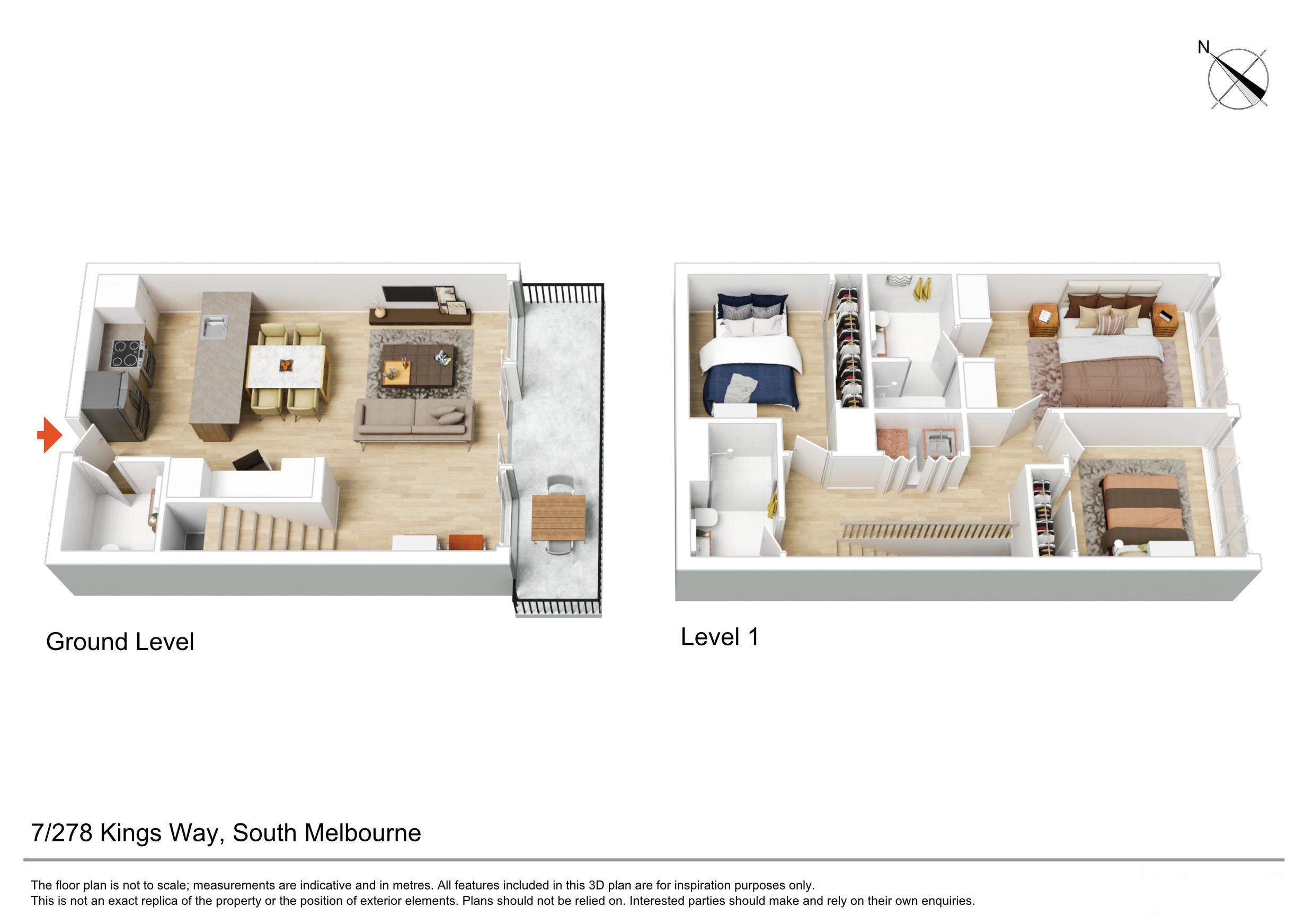 7/278 Kings Way, SOUTH MELBOURNE VIC 3205 - Floorplan