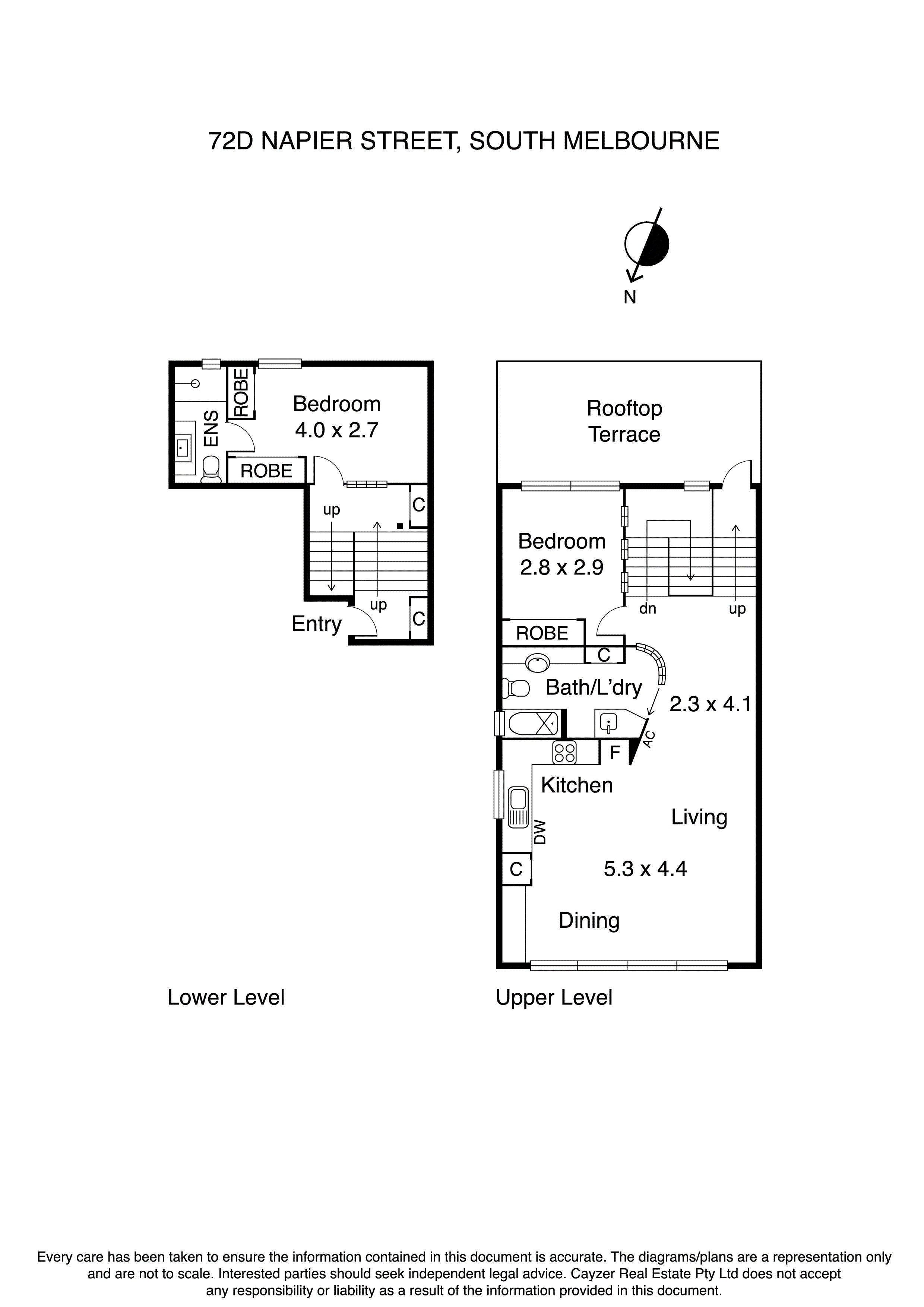 72D Napier Street, SOUTH MELBOURNE VIC 3205 - Floorplan