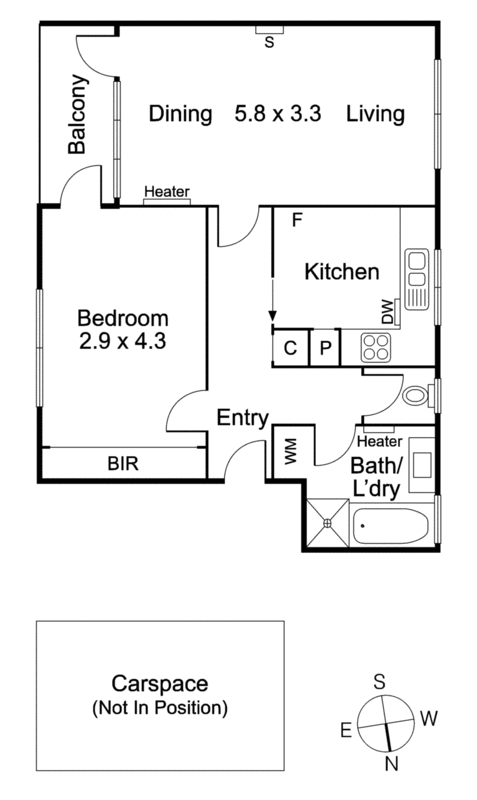 7/3 Hughenden Road, St Kilda East VIC 3183 - Floorplan