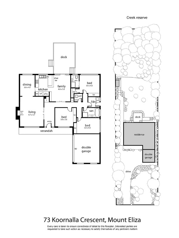 73 Koornalla Crescent, MOUNT ELIZA VIC 3930 - Floorplan