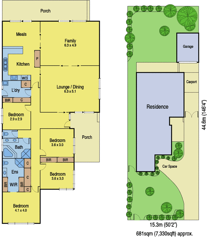 73 Rowans Road, Moorabbin VIC 3189 - Floorplan
