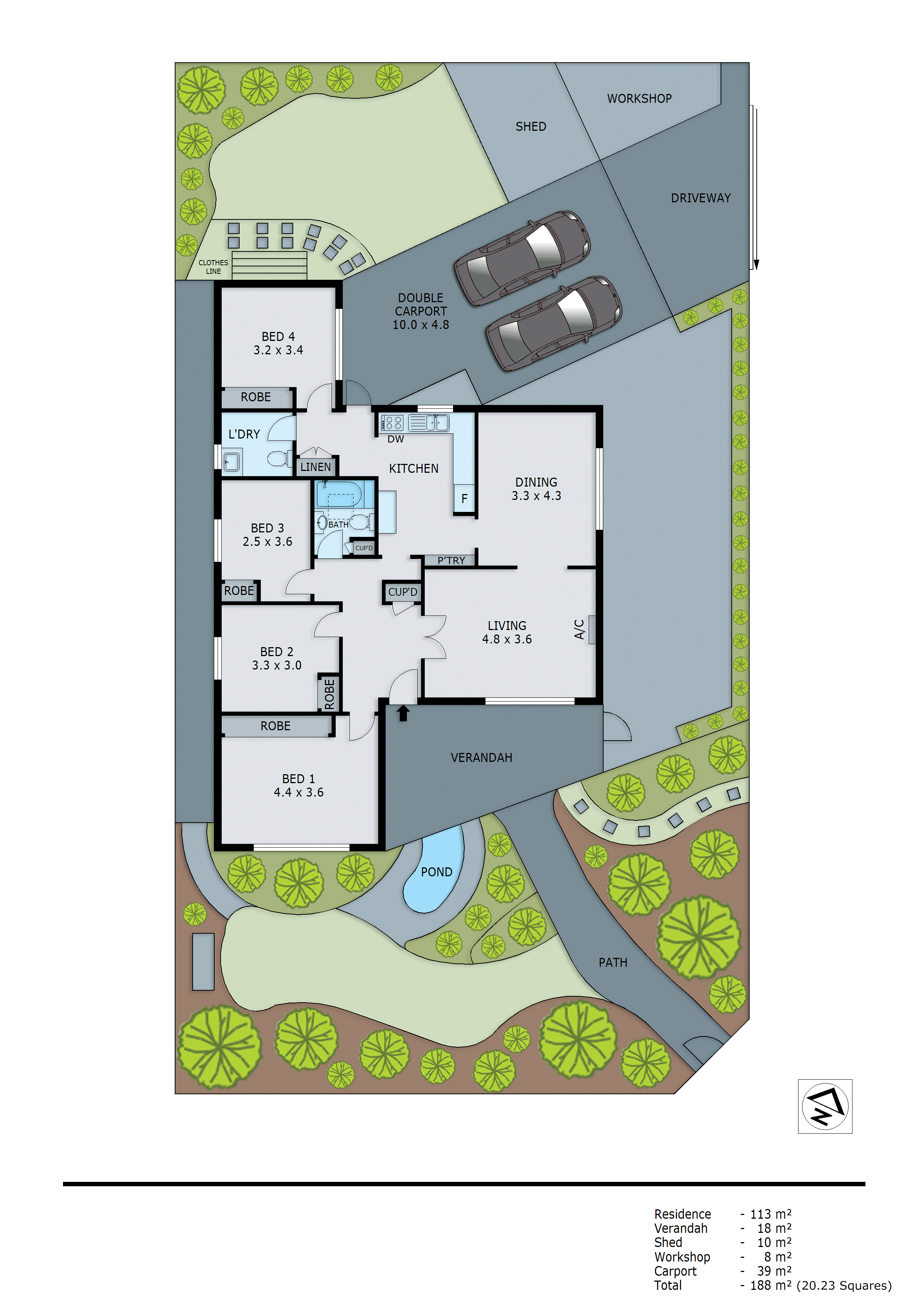 73 Sherbrooke Avenue, Oakleigh South VIC 3167 - Floorplan