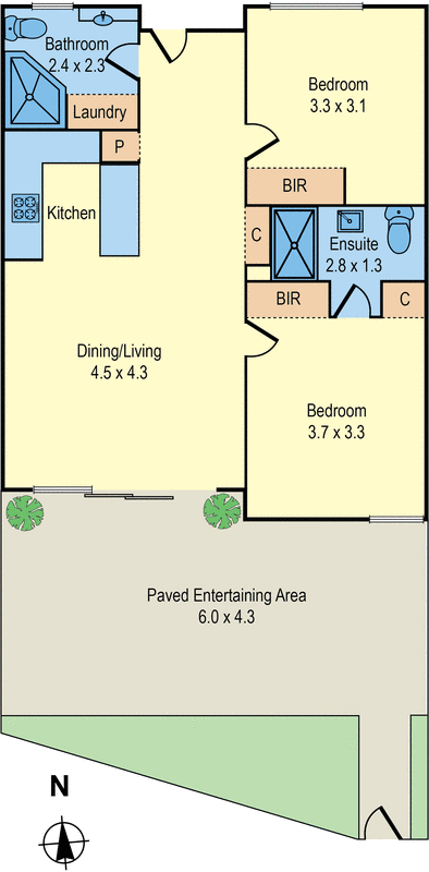 7/31-35 Como Parade East, Mentone VIC 3194 - Floorplan