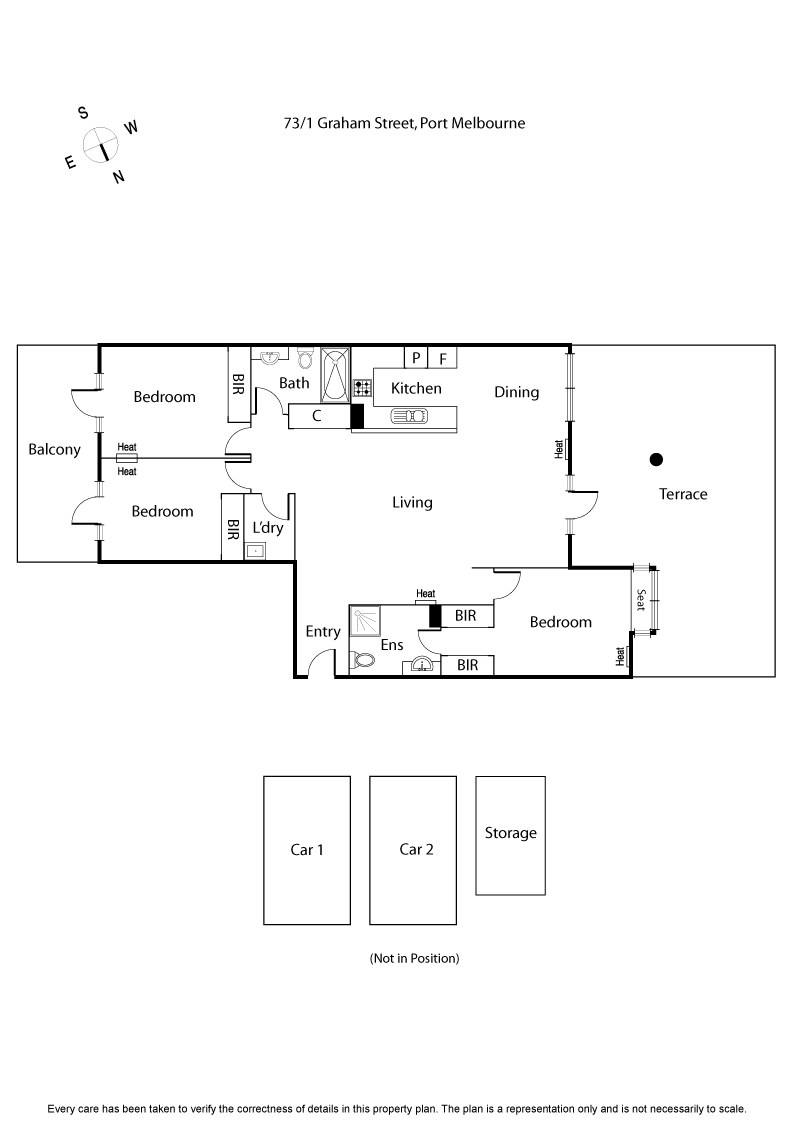 73/1 Graham Street, PORT MELBOURNE VIC 3207 - Floorplan