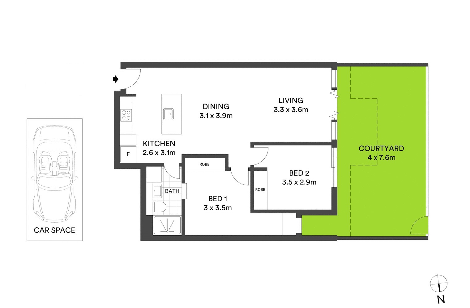 7/317 New Street, BRIGHTON VIC 3186 - Floorplan