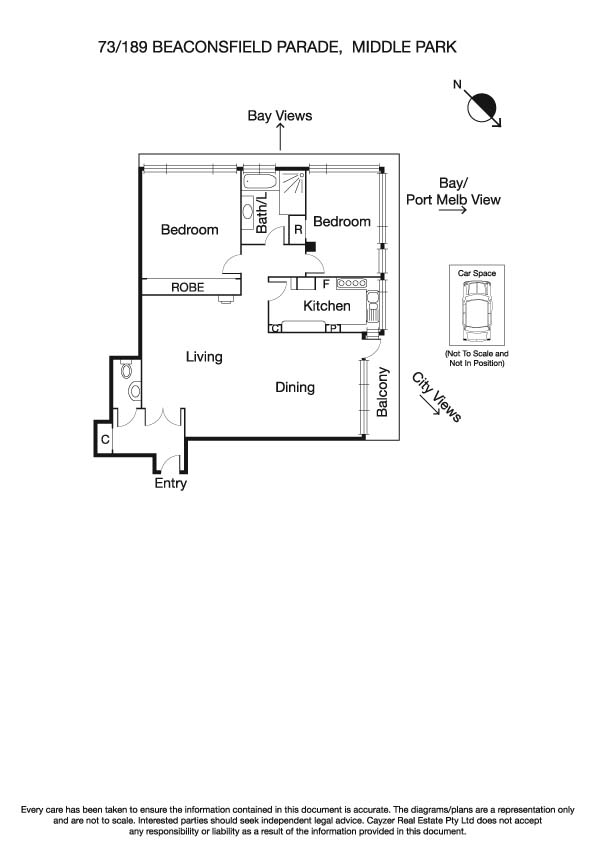 73/189 Beaconsfield Parade, MIDDLE PARK VIC 3206 - Floorplan