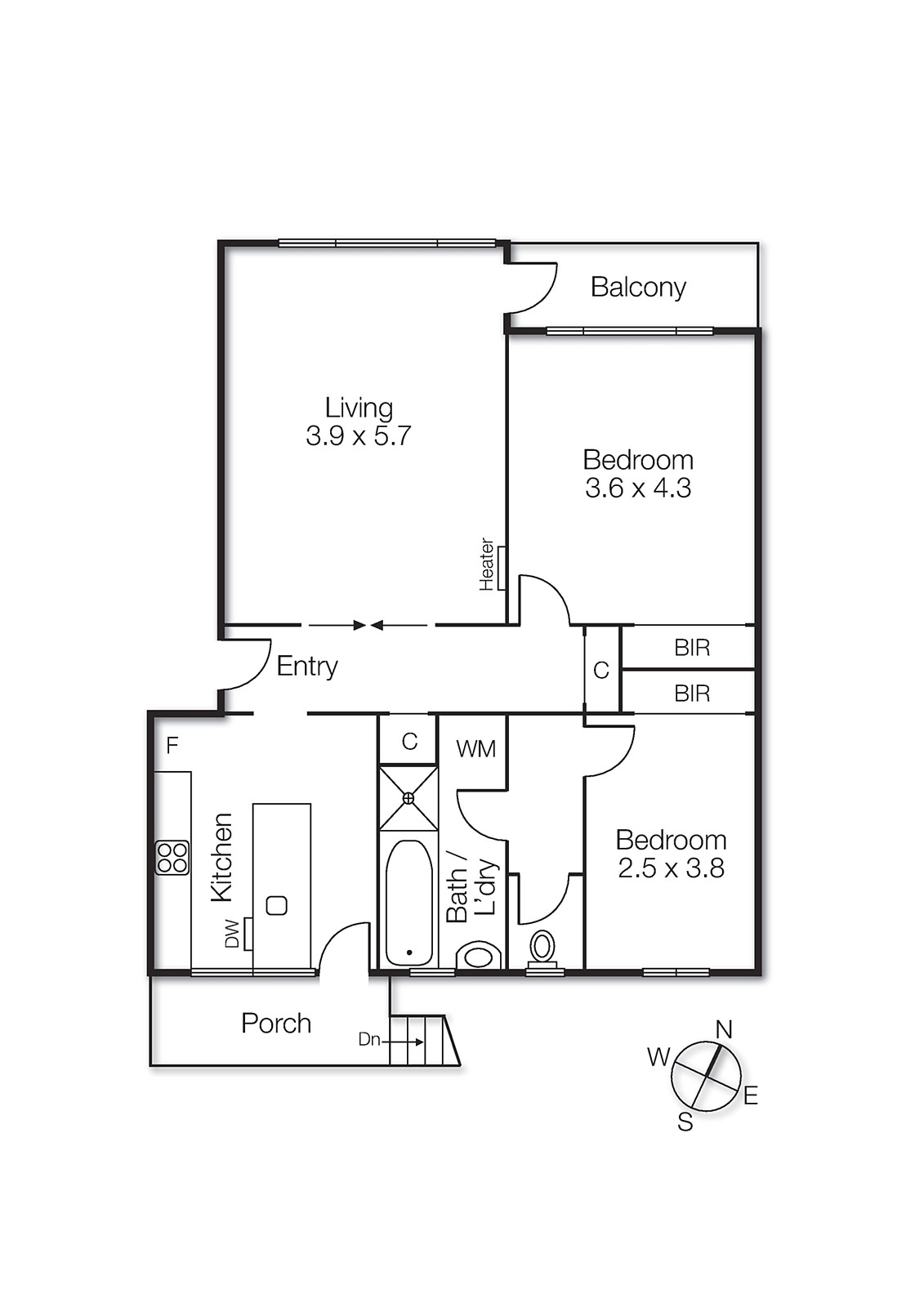 7/344 New Street, Brighton VIC 3186 - Floorplan
