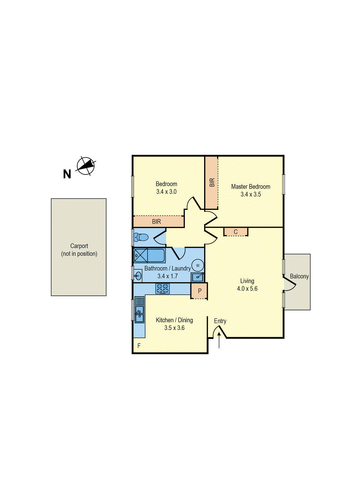 7/38-40 Rennison Street, Parkdale VIC 3195 - Floorplan