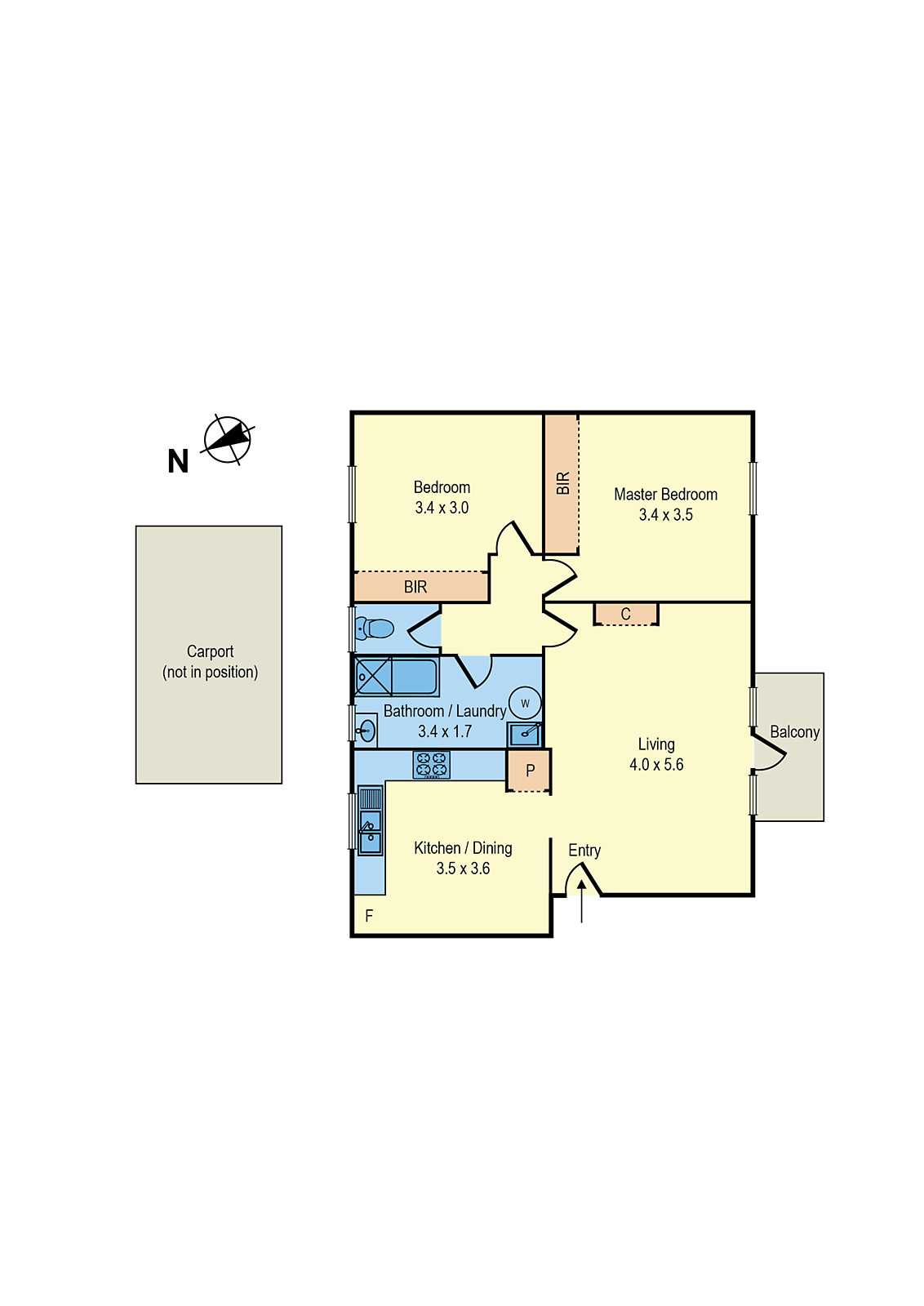 7/38-40 Rennison Street, Parkdale VIC 3195 - Floorplan
