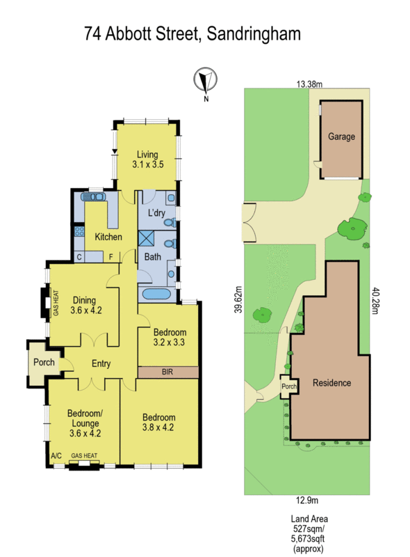 74 Abbott Street, Sandringham VIC 3191 - Floorplan