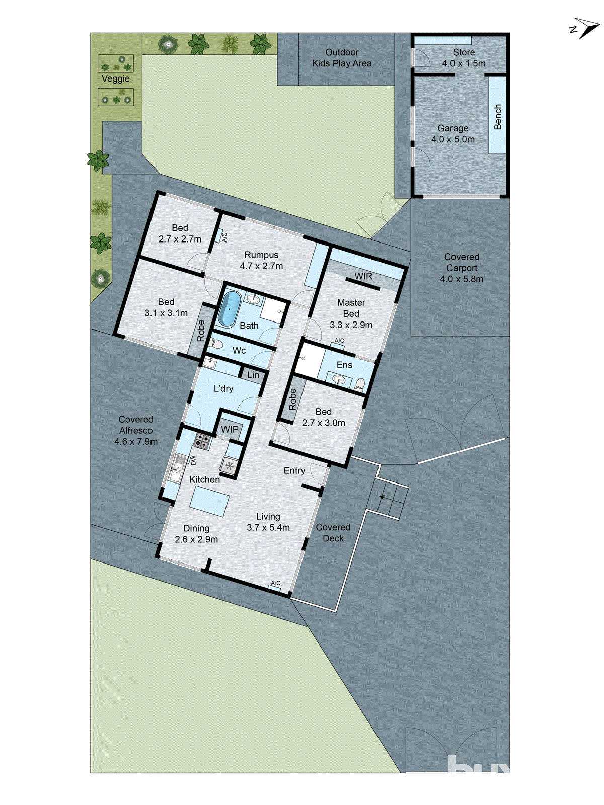 74 Burdoo Drive, Grovedale VIC 3216 - Floorplan