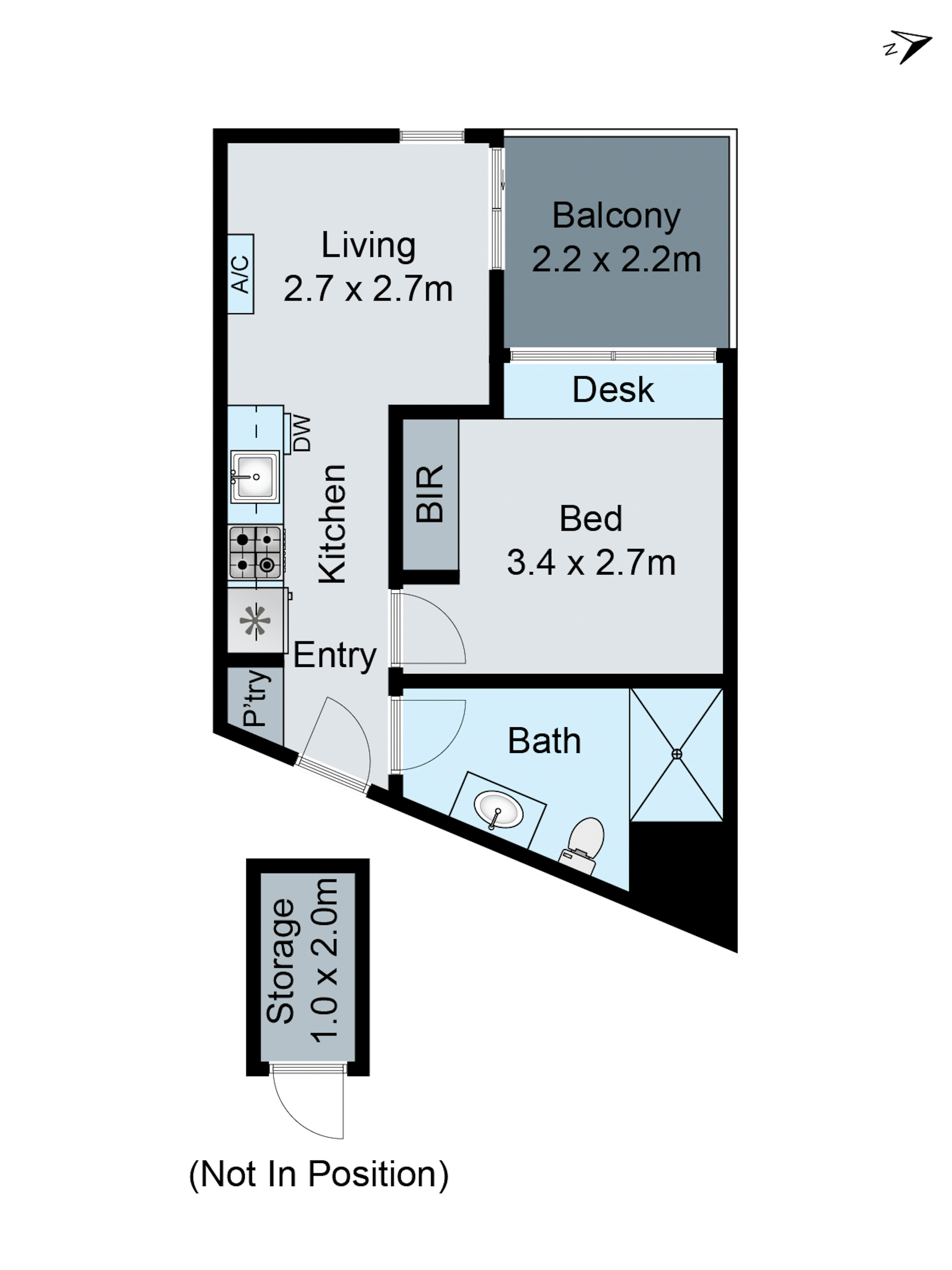 7/4 Ficinia Mews, Highton VIC 3216 - Floorplan