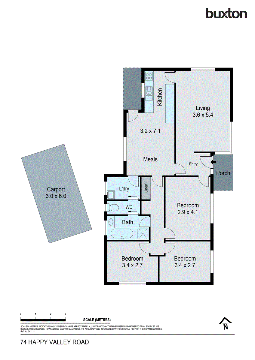 74 Happy Valley Road, Long Gully VIC 3550 - Floorplan