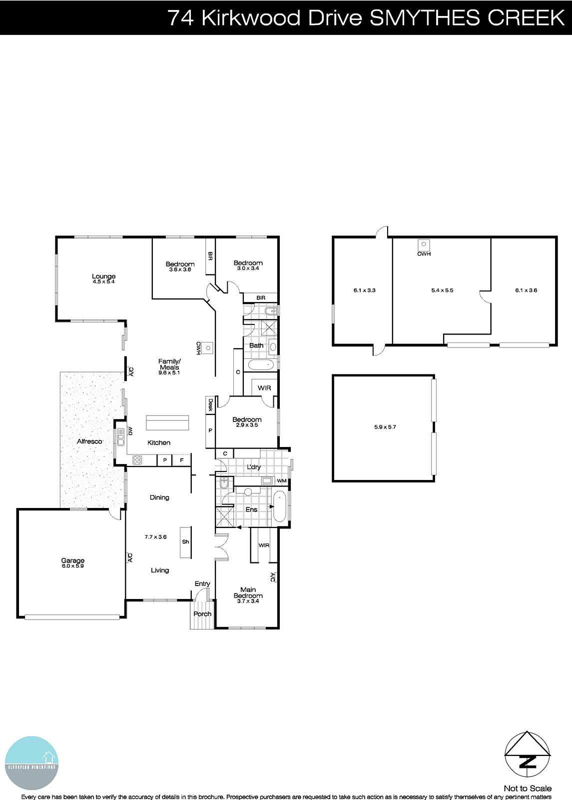 74 Kirkwood Drive, Smythes Creek VIC 3351 - Floorplan
