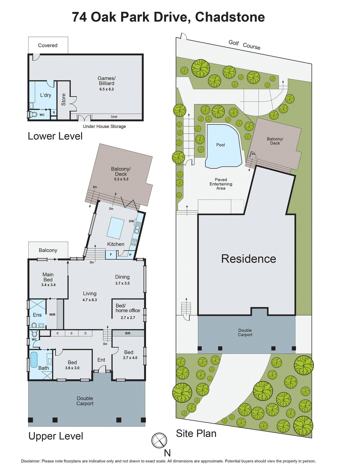 74 Oakpark Drive, Chadstone VIC 3148 - Floorplan