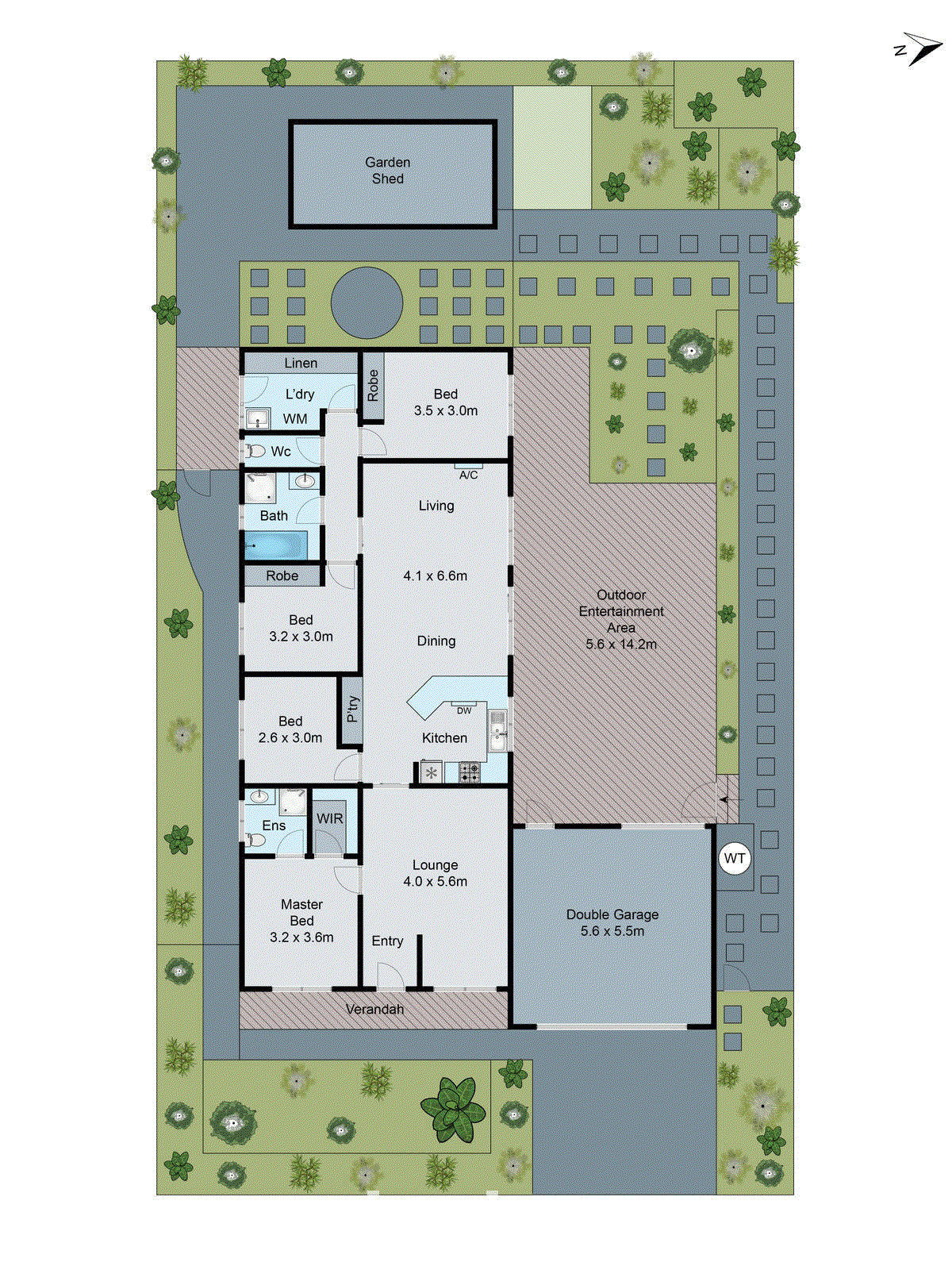 74 Rossack Drive, Waurn Ponds VIC 3216 - Floorplan