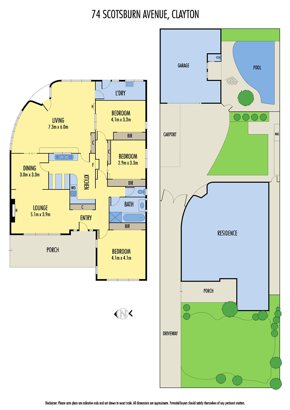 74 Scotsburn Avenue, Clayton VIC 3168 - Floorplan