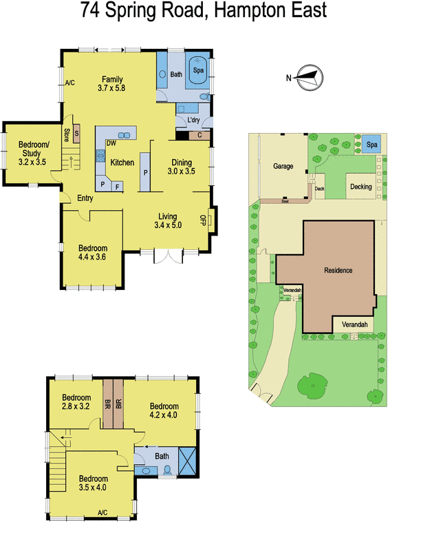 74 Spring Road, Hampton East VIC 3188 - Floorplan