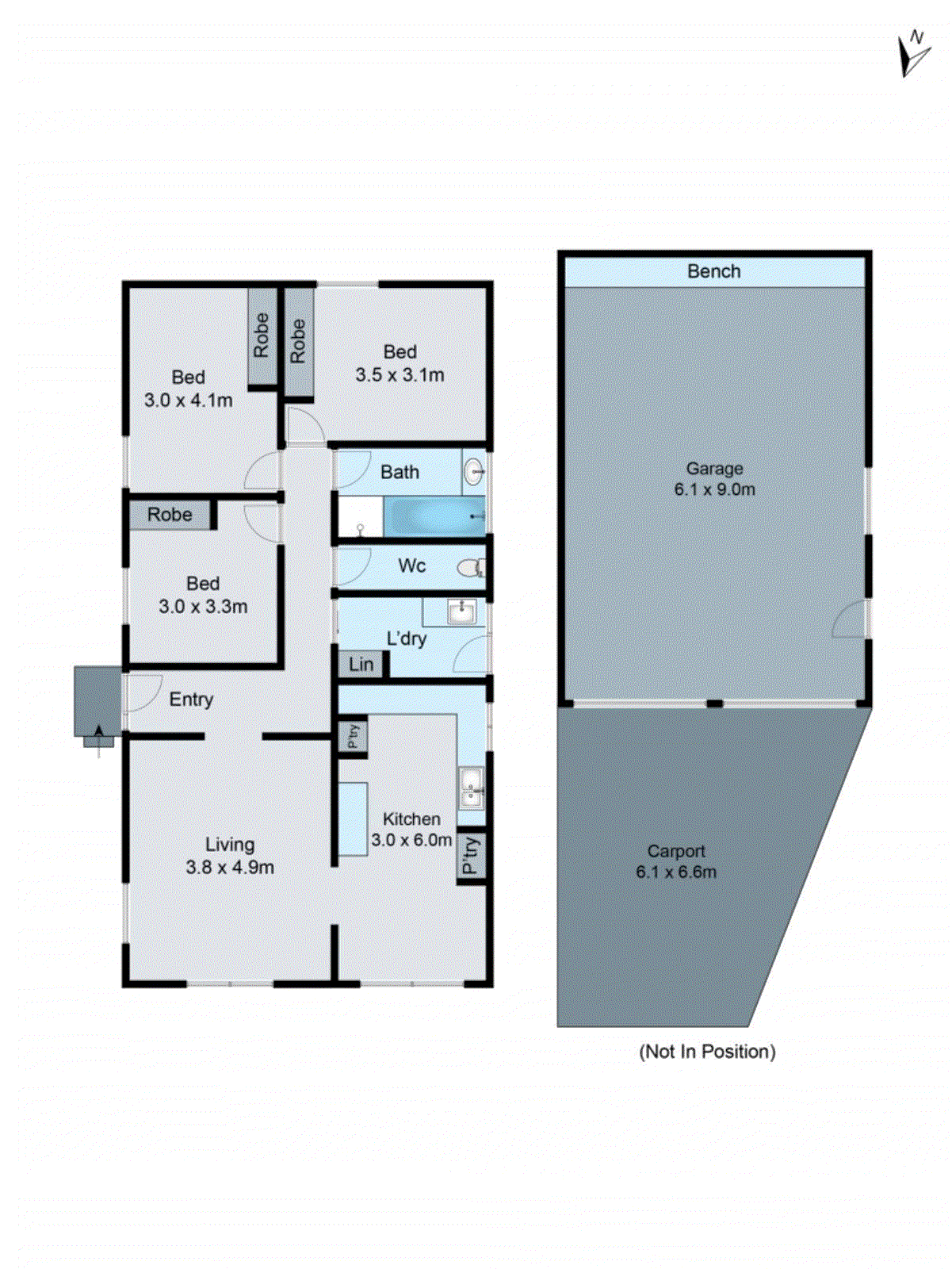 74 Townsend Road, St Albans Park VIC 3219 - Floorplan