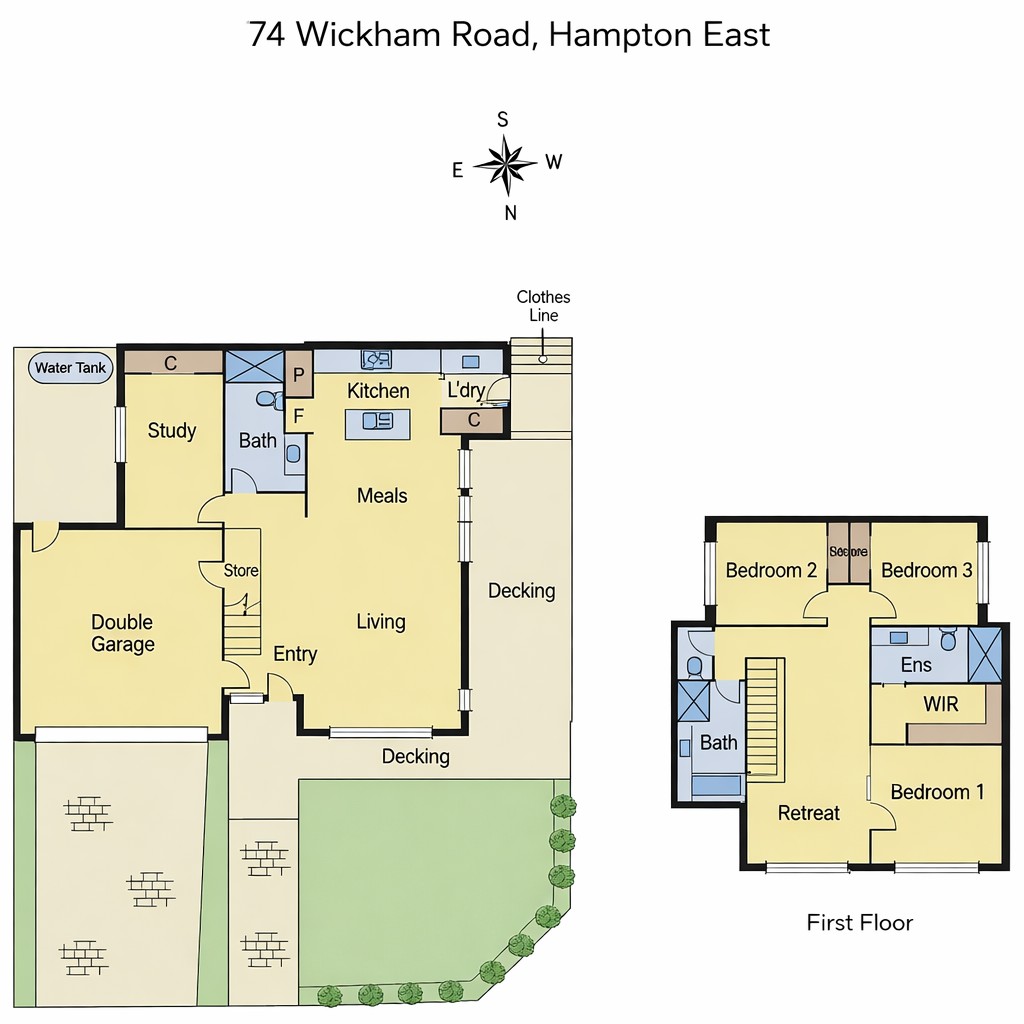 74 Wickham Road, Hampton East VIC 3188 - Floorplan