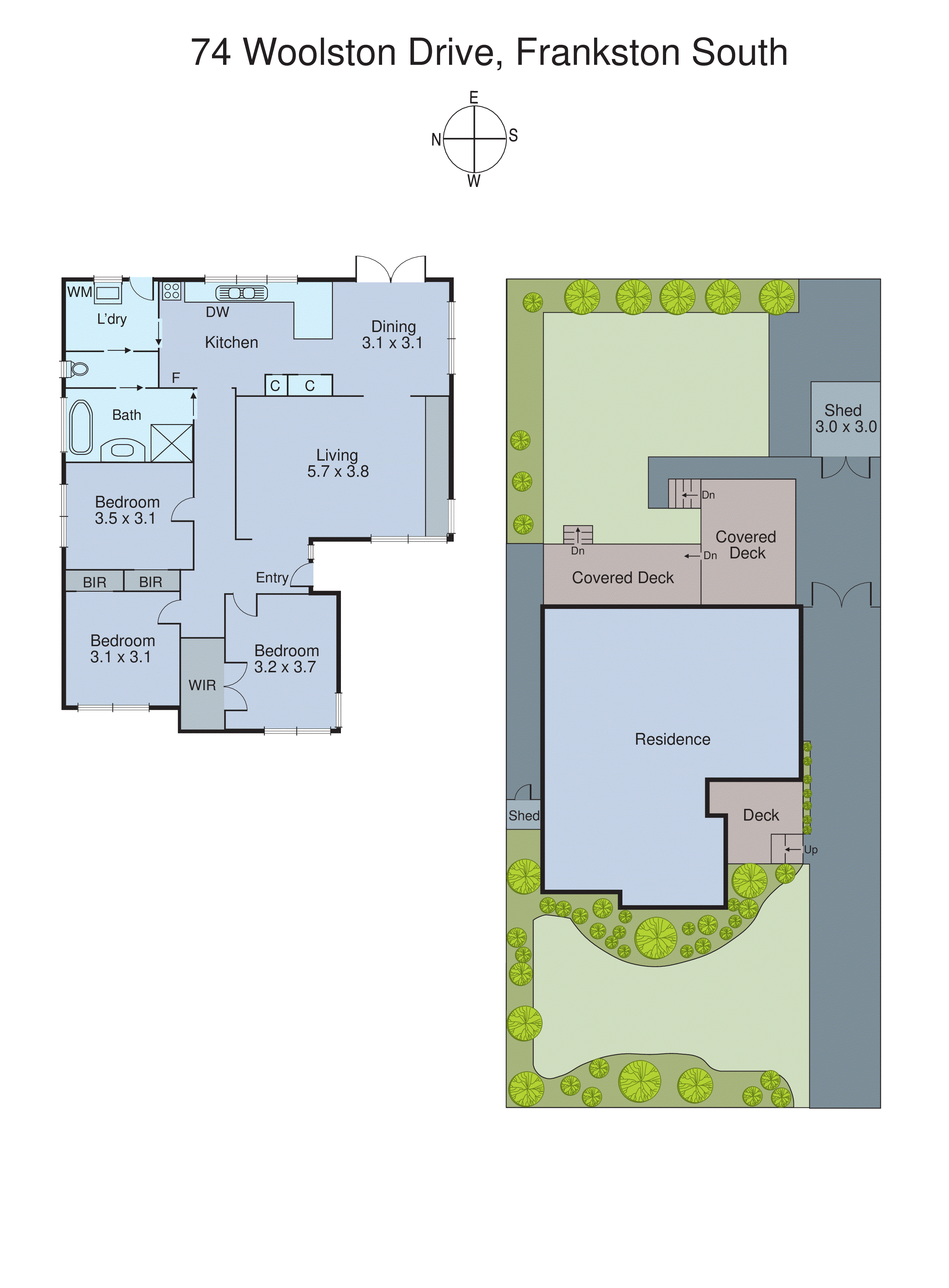 74 Woolston Drive, Frankston South VIC 3199 - Floorplan