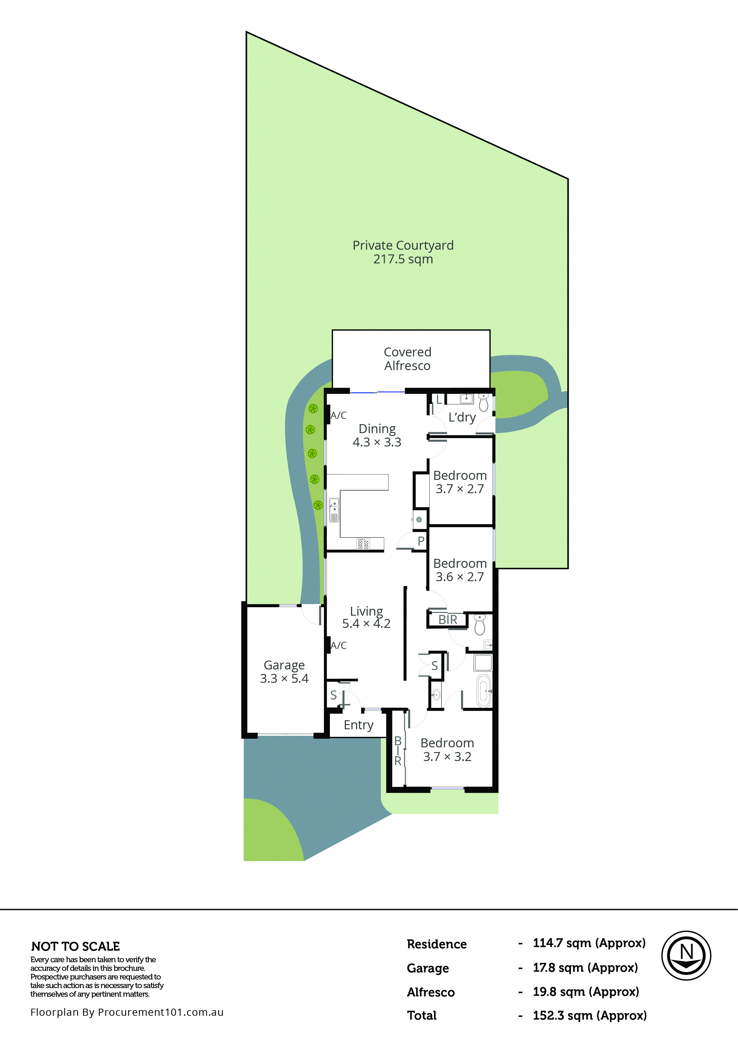 7/41 Brett Drive, Keysborough VIC 3173 - Floorplan