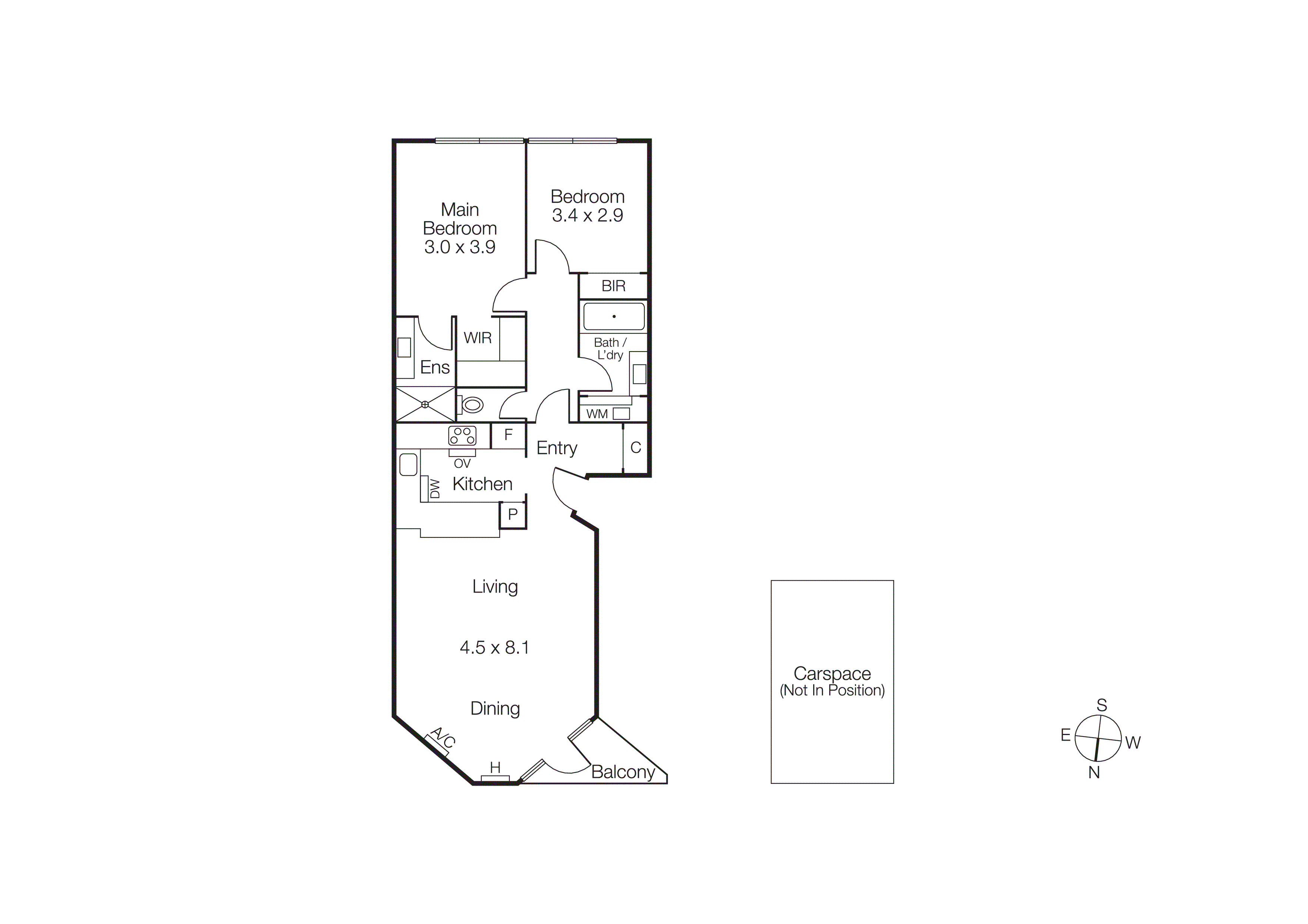 7/43-44 Marine Parade, St Kilda VIC 3182 - Floorplan