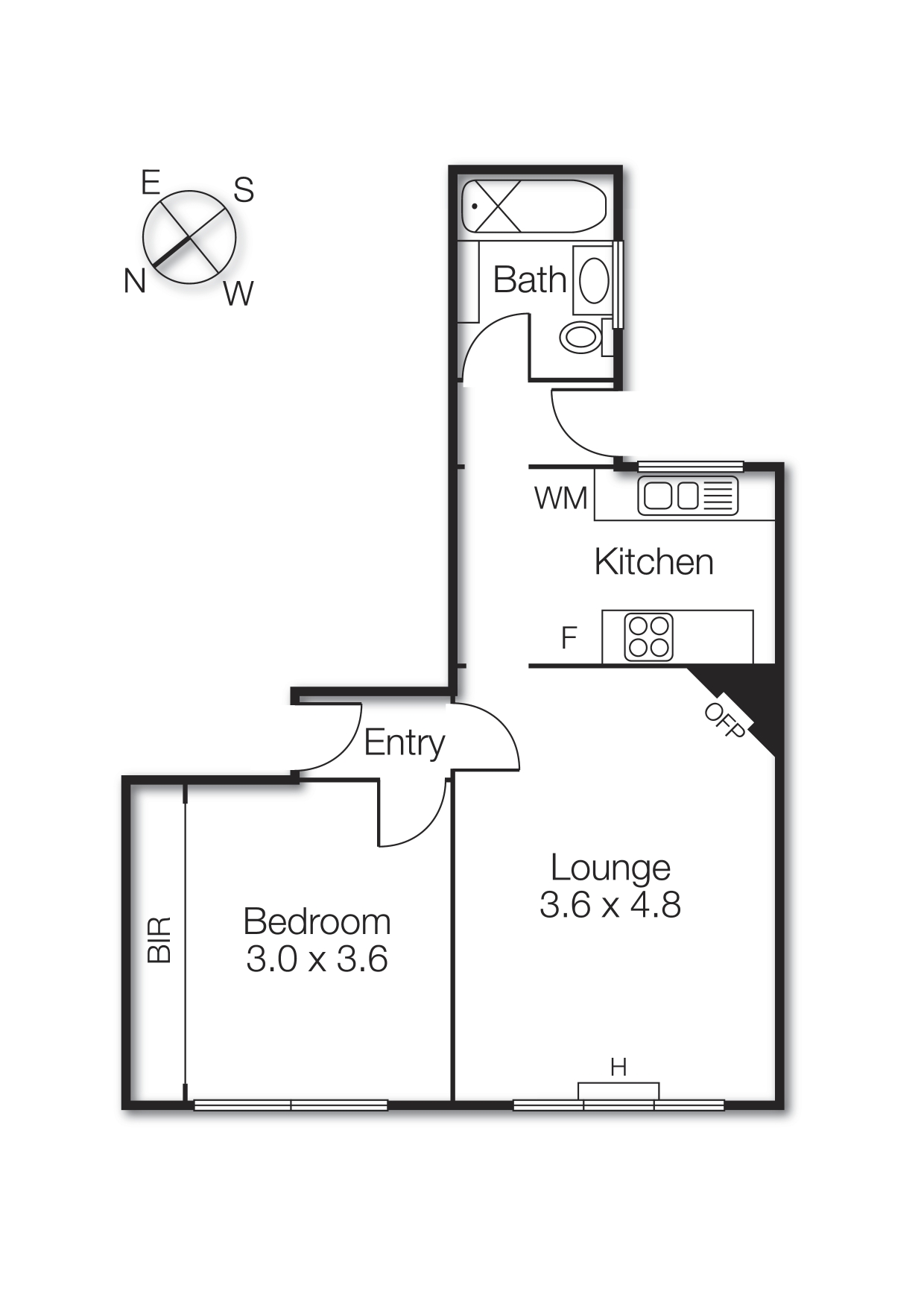 7/44 Fitzroy Street, ST KILDA VIC 3182 - Floorplan