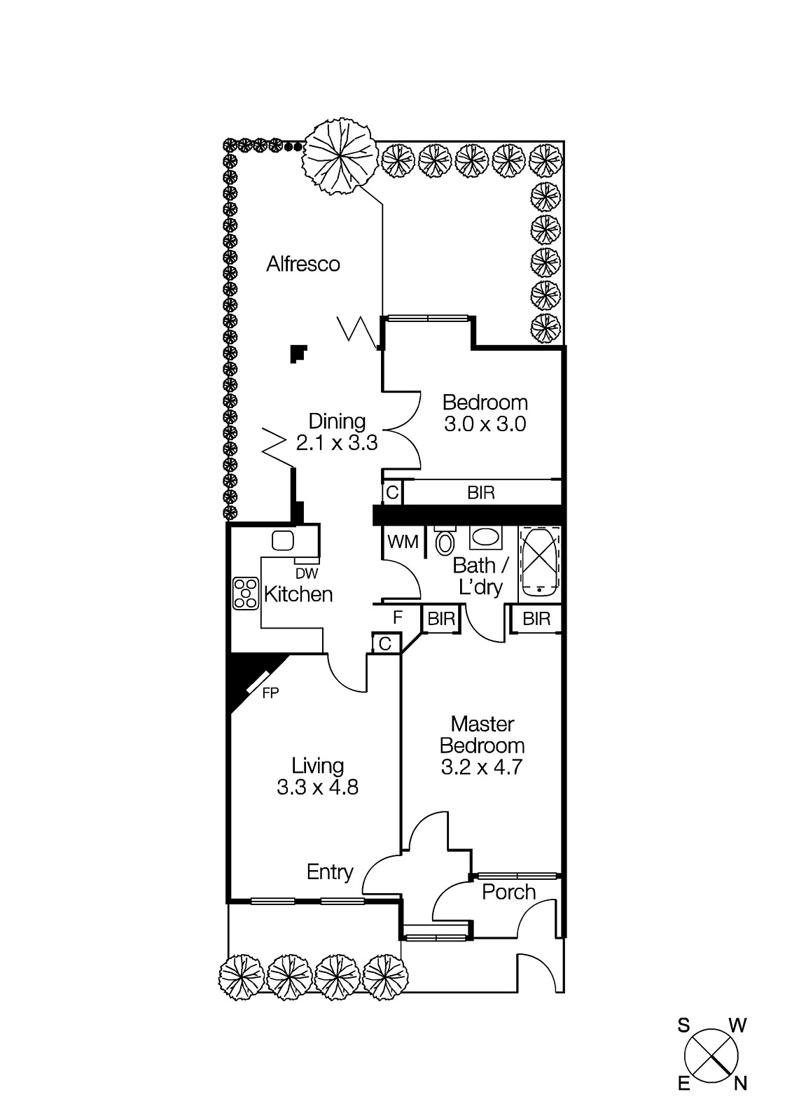7/45 Jackson Street, St Kilda VIC 3182 - Floorplan