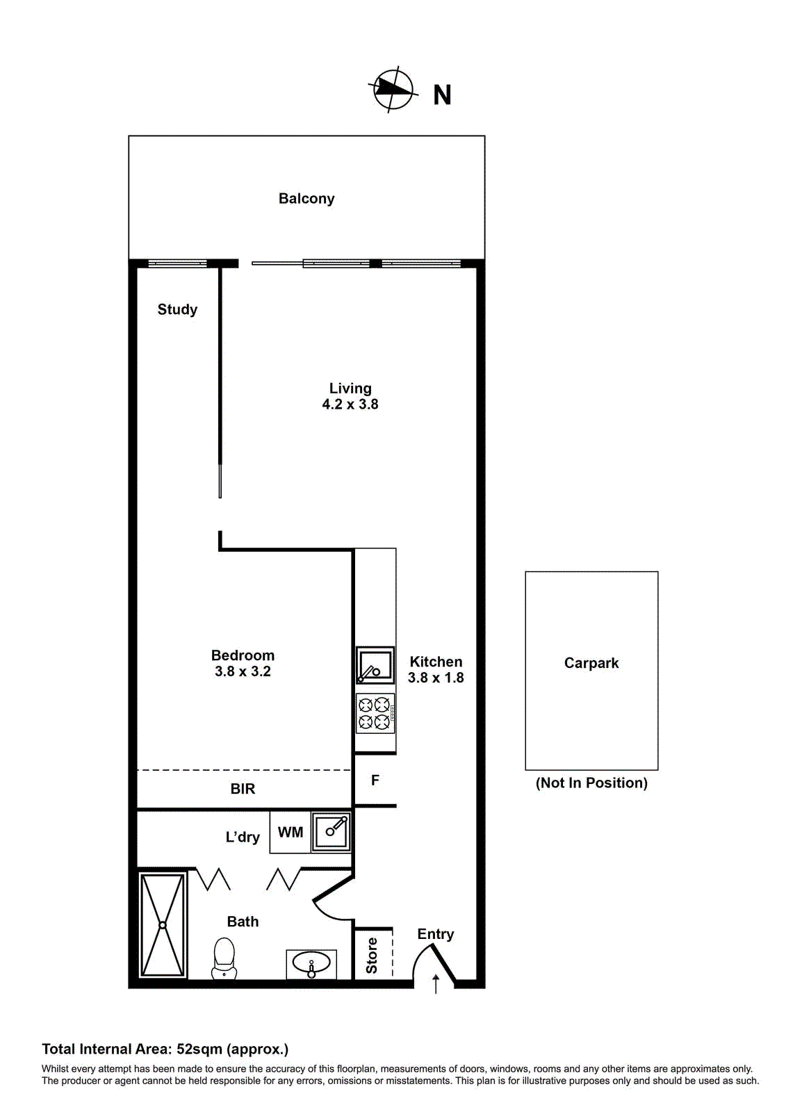 749/18 Albert Street, Footscray VIC 3011 - Floorplan